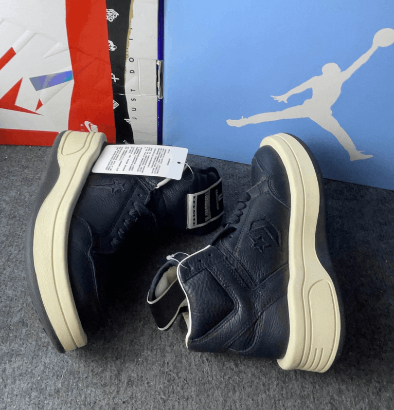 Rick Owens Rick Owens TURBOWPN Black High Top Size US 5 / IT 35 - 4 Thumbnail