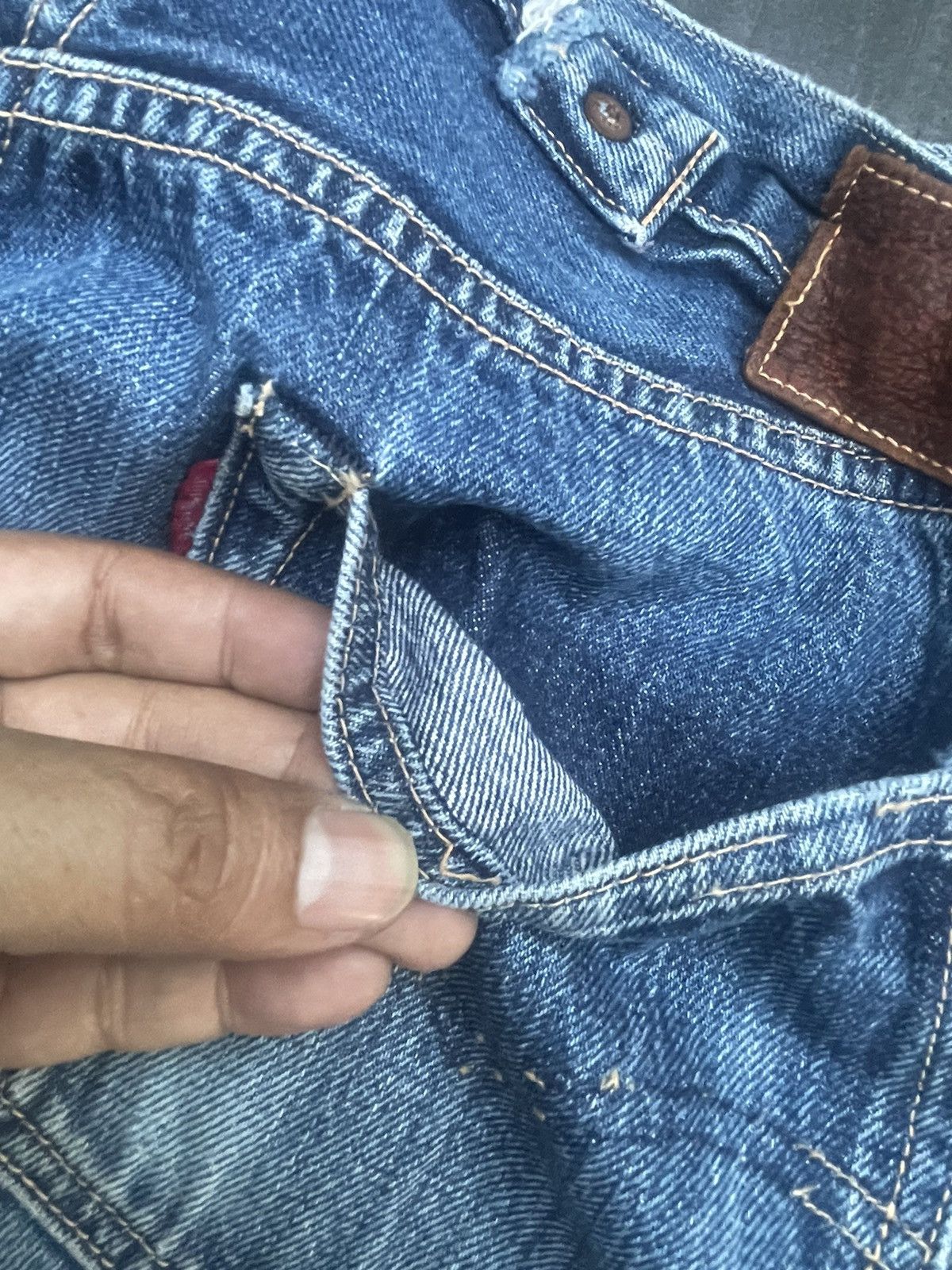 Levi's Vintage 2005 Levis 501 E 1937 Selvedge Denim Size US 31 - 17 Thumbnail