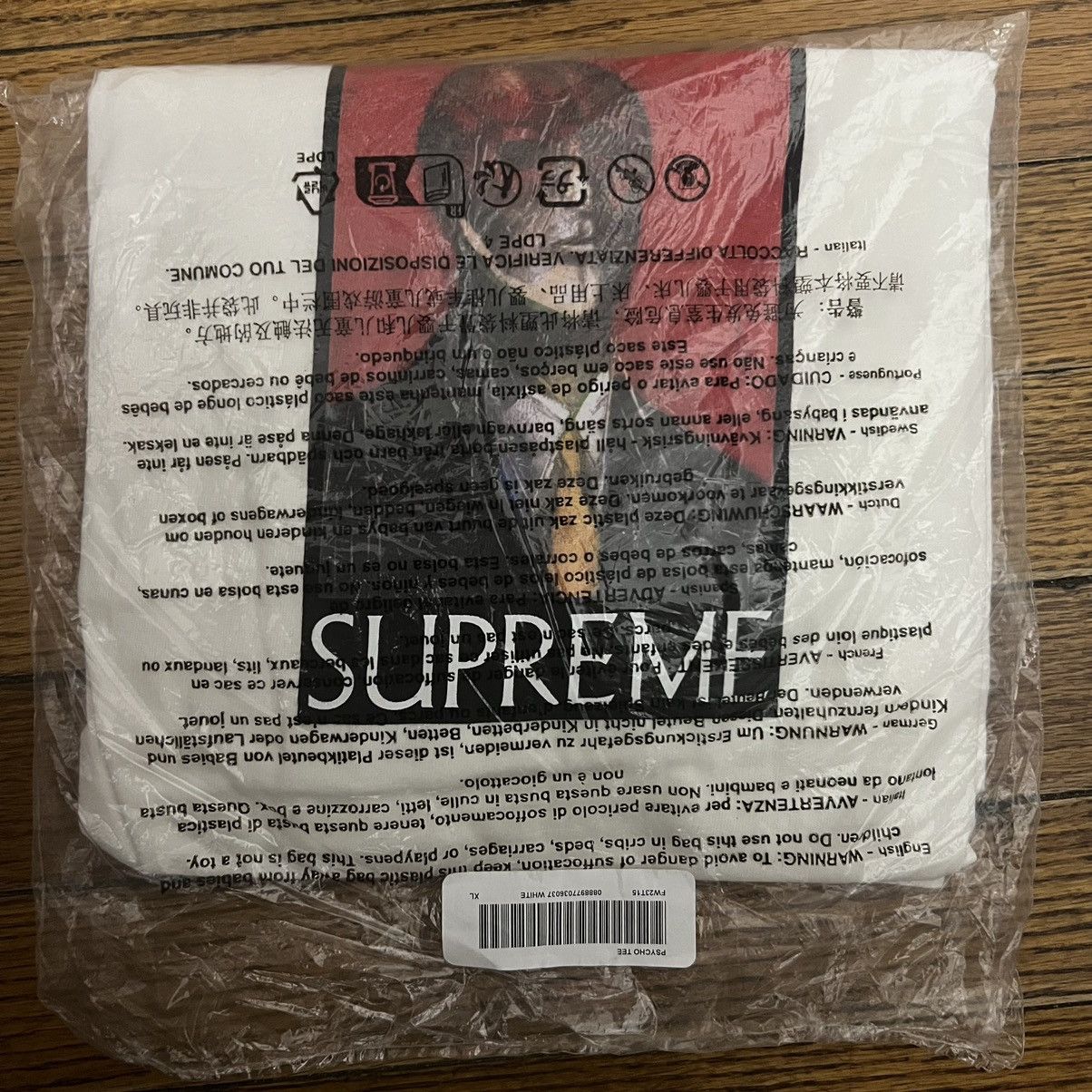 Supreme Supreme American Psycho White Tee Size: XL Size US XL / EU 56 / 4 - 3 Thumbnail