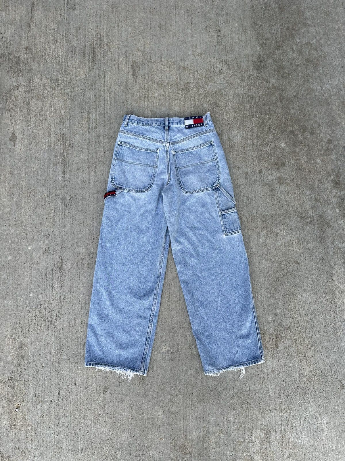 Tommy Jeans × Vintage VINTAGE Y2K TOMMY HILFIGER CARPENTER JEANS 29/30 Size 29" - 2 Thumbnail