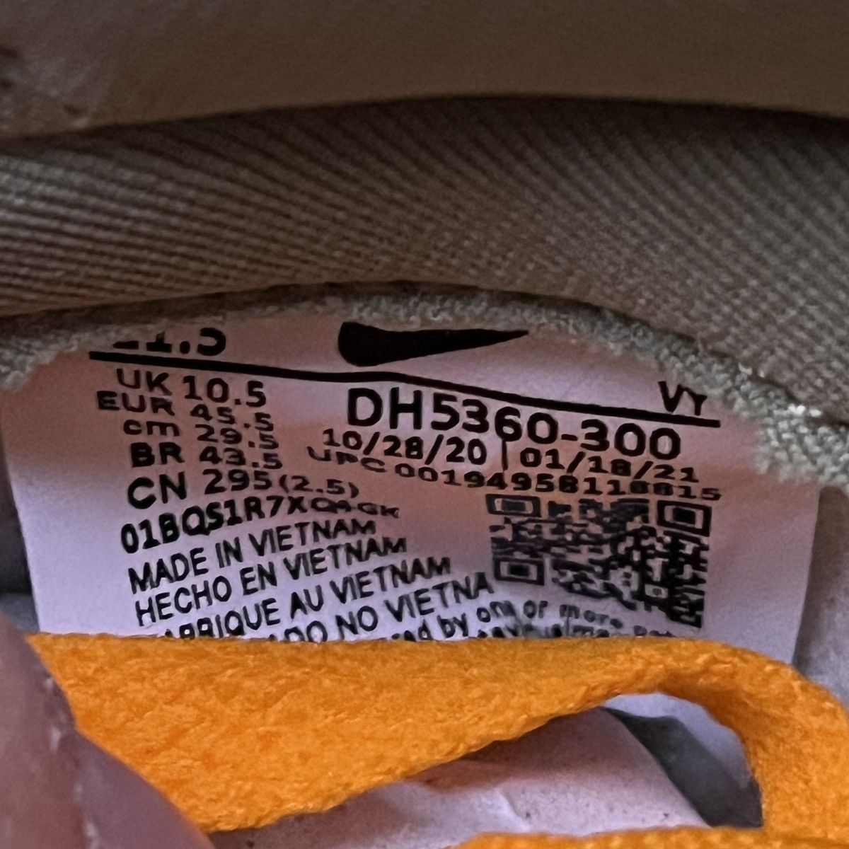 Nike Nike Dunk Low Dusty Olive Size US 11.5 / EU 44-45 - 7 Thumbnail