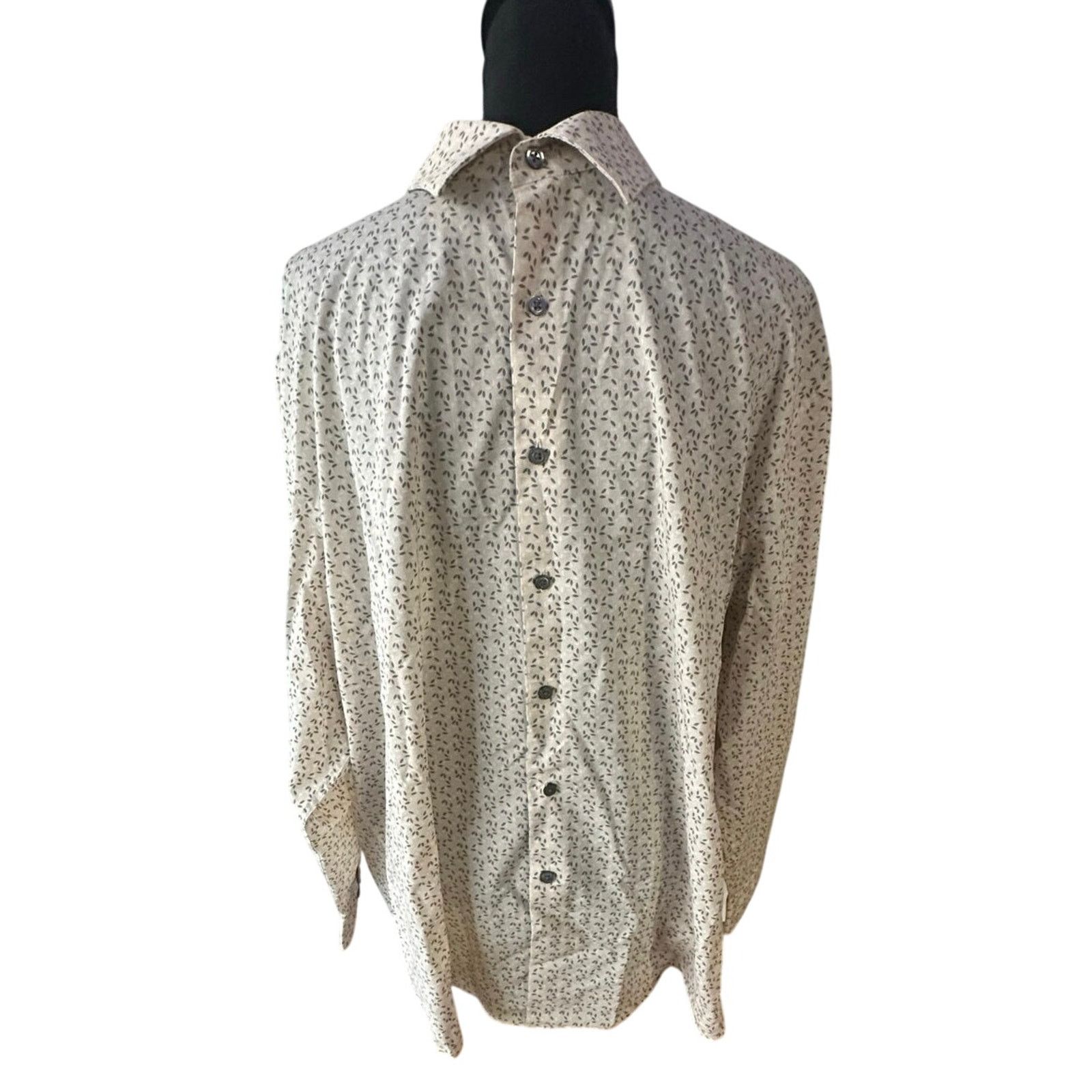 Alfani Alfani Regular Fit Printed Button-Down Shirt XXL Size US XXL / EU 58 / 5 - 1 Thumbnail