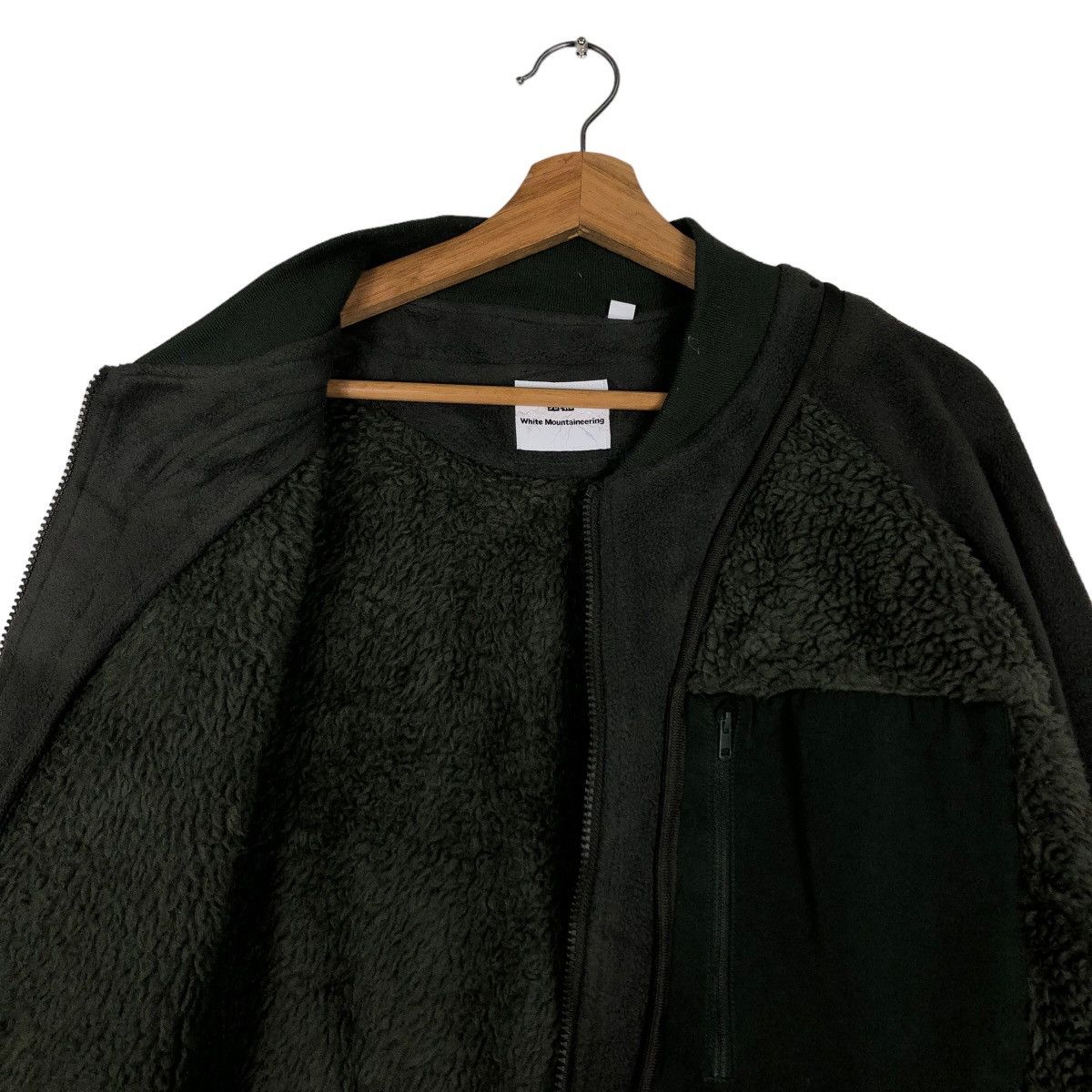 White Mountaineering 🔥Vtg Fleece Jacket Zipper White Mountaineering Japan Size US XL / EU 56 / 4 - 10 Thumbnail