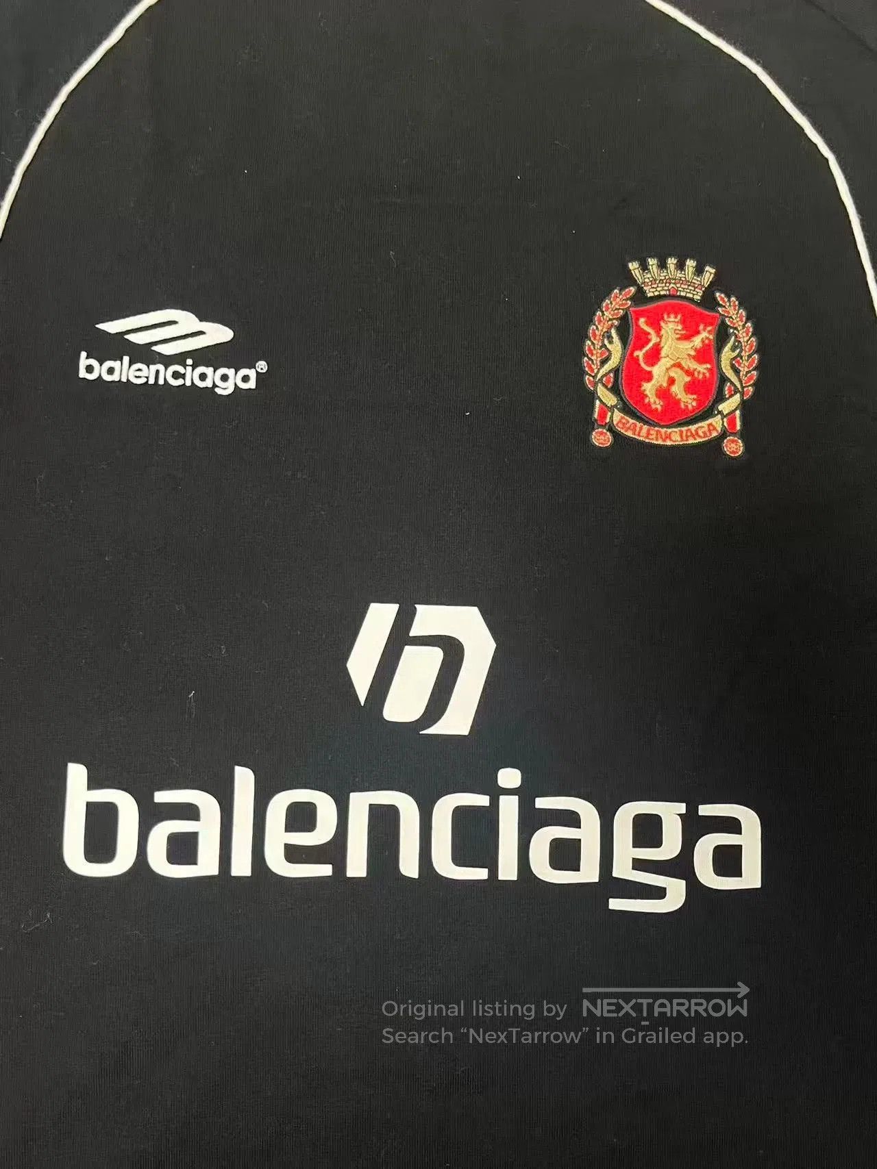 Balenciaga black balenciaga letter print t. Size US M / EU 48-50 / 2 - 3 Thumbnail