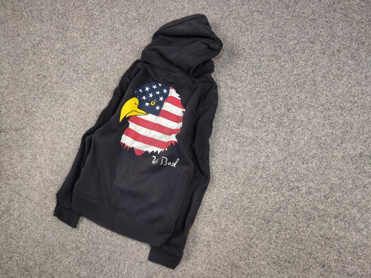RIPNDIP Ripndip Horde and state USA flag logo Faded Black Hoodie Size US S / EU 44-46 / 1 - 3 Thumbnail