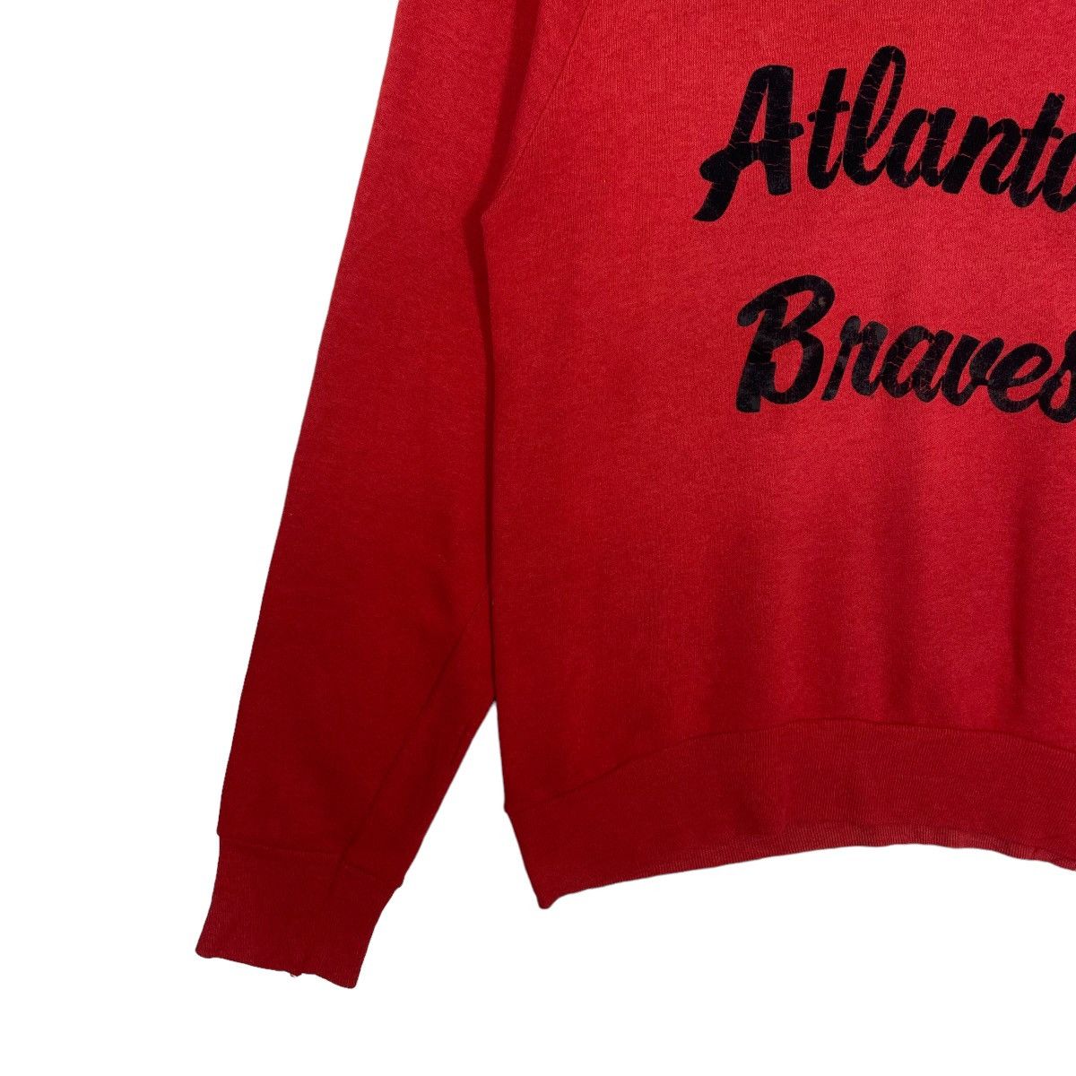 American Needle Vintage 90s Atlanta Bravers Big Logo Crewneck Sweatshirt Size US S / EU 44-46 / 1 - 4 Thumbnail