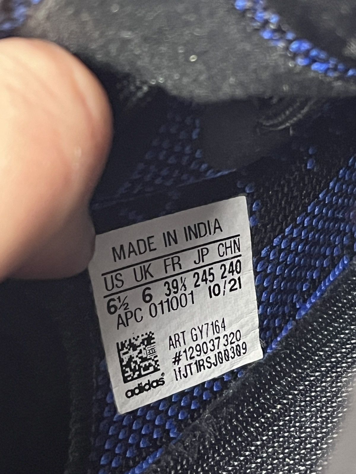 Adidas × Kanye West Adidas Yeezy Boost 350 V2 Dazzling Blue Black Blue Sneakers Size US 6.5 / IT 36.5 - 11 Thumbnail