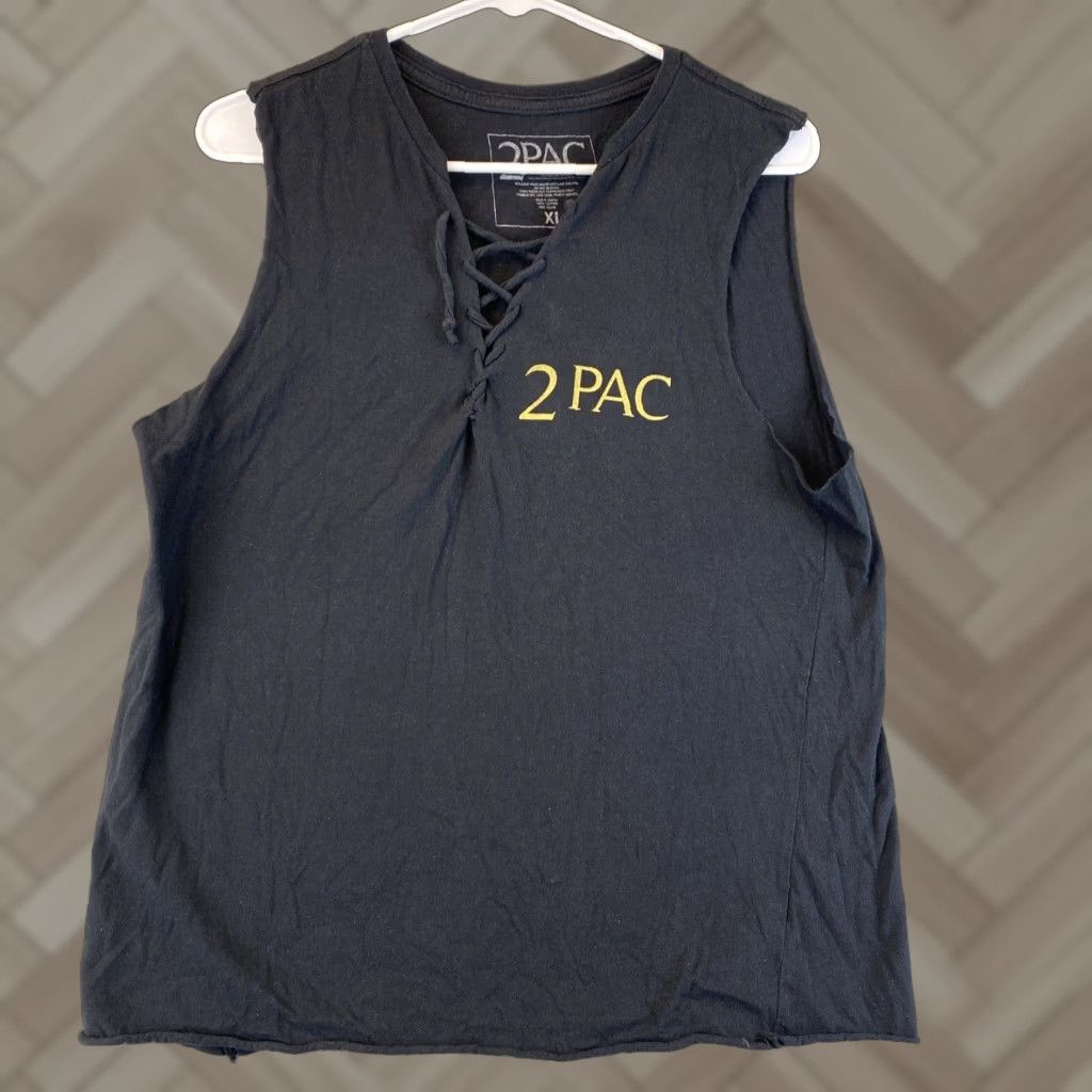 Harley Davidson 2 PaC Women's Black Graphic Sleeveless Tank Top Size XL 41-24 / 100% Cotton Rhinestones Tank Black Graphic Sleeveless XL Women's 41-24 2 PaC Size XL / US 12-14 / IT 48-50 - 1 Thumbnail