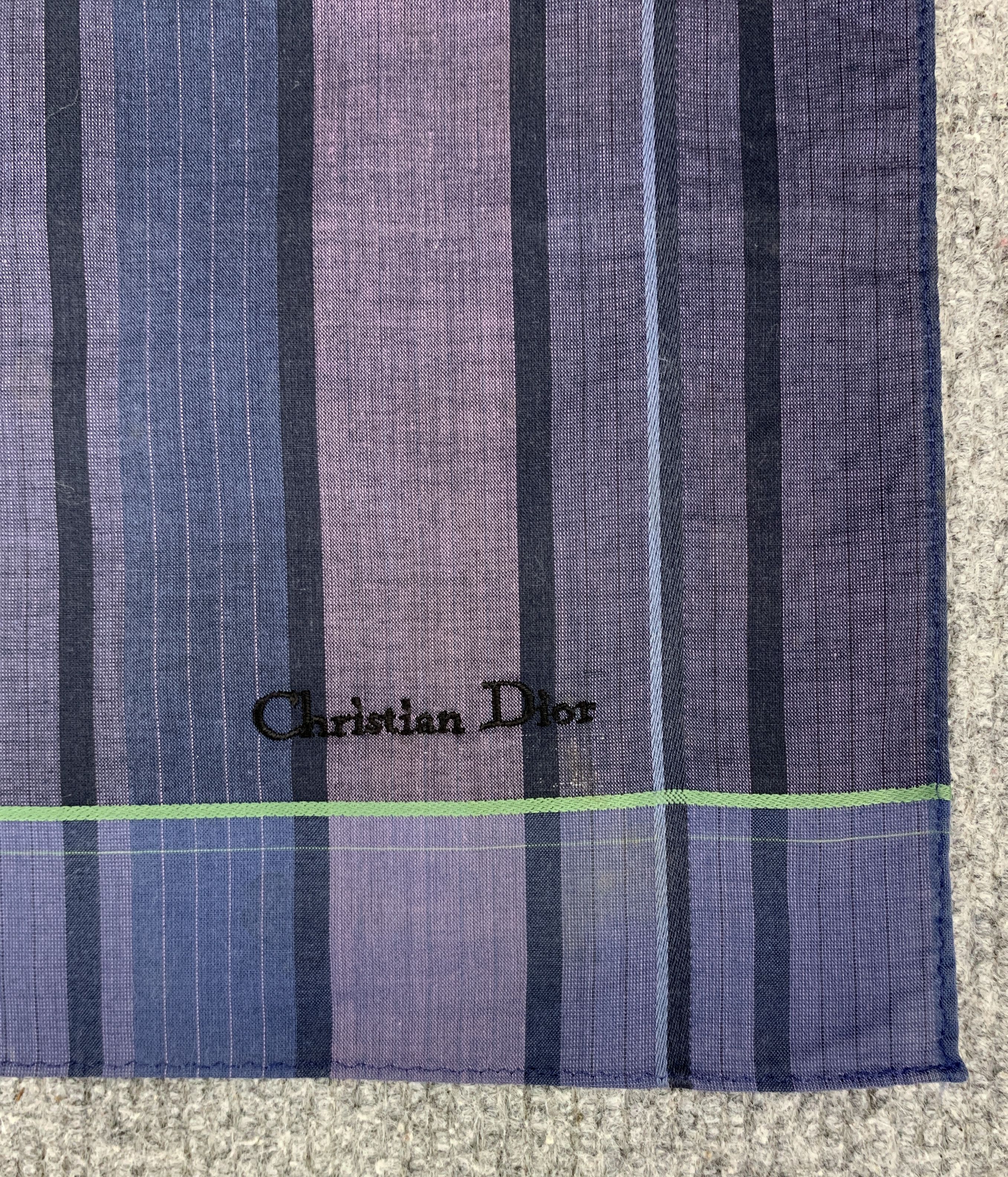 Vintage Vintage Christian Dior Neckerchief/ Handkerchief - HKA949 Size ONE SIZE - 9 Thumbnail