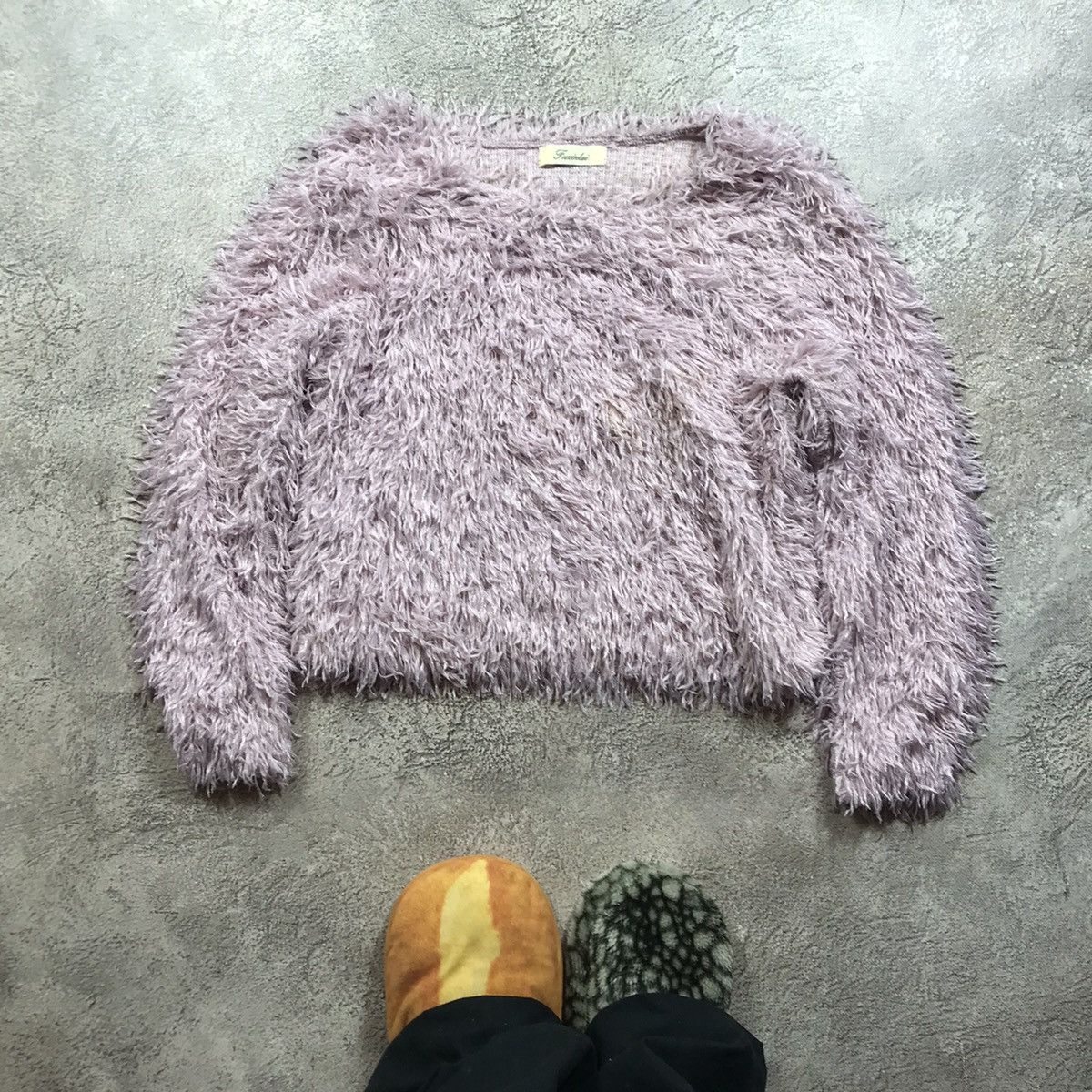 Japanese Brand Vintage Y2K ABSTRACT MOHAIR SWEATER Knitted Oversized 90s Size M / US 6-8 / IT 42-44 - 1 Thumbnail