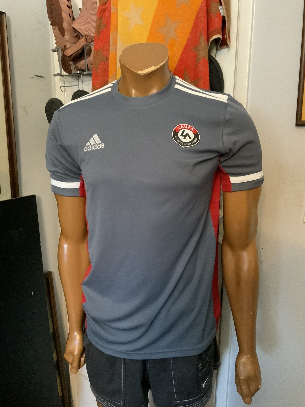 Adidas Adidas LAUFA Los Angeles United Futbol Soccer Jersey Size US S / EU 44-46 / 1 - 10 Thumbnail