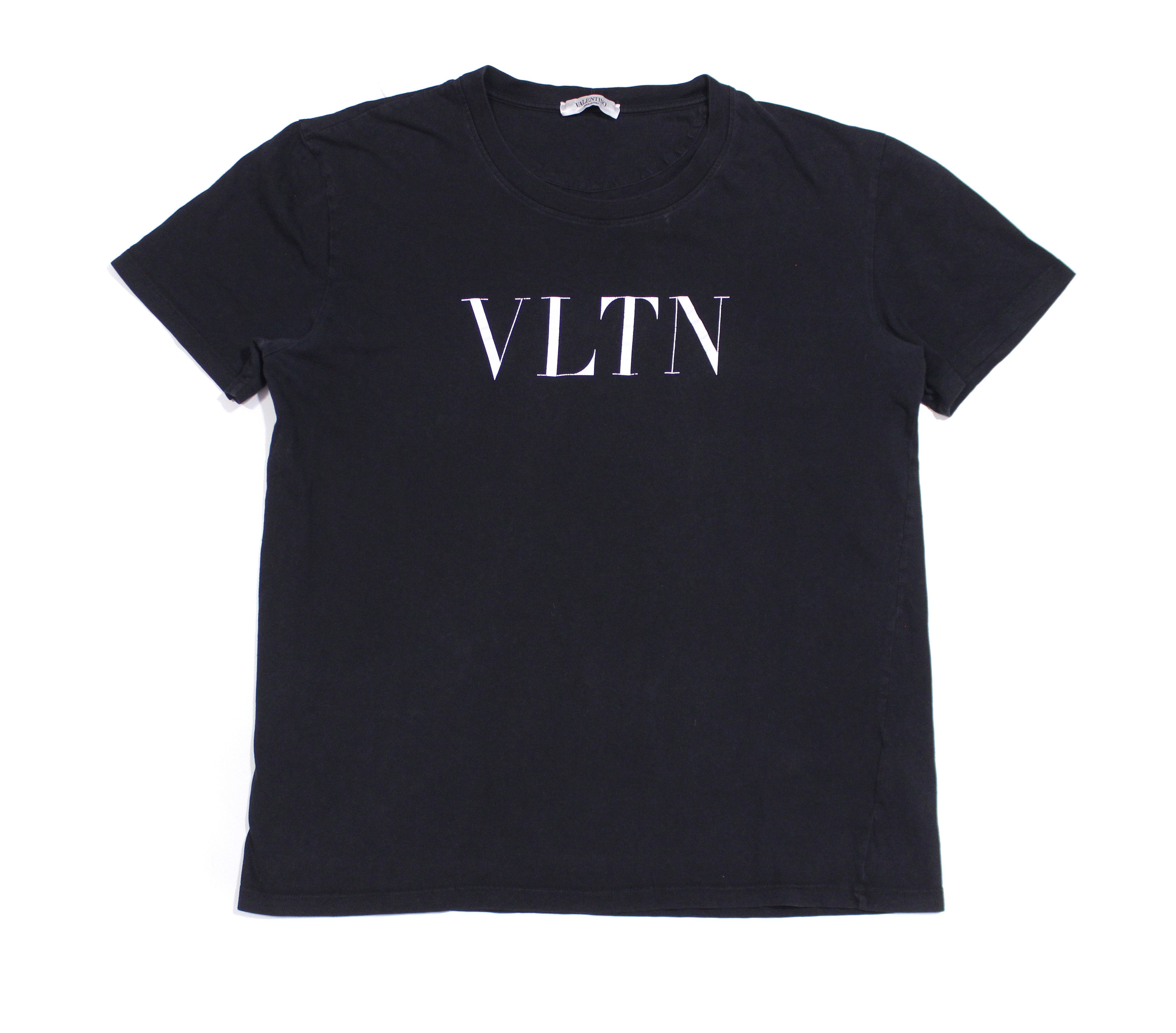 Valentino VLTN Big Logo Distressed T-Shirt Size US L / EU 52-54 / 3 - 1 Thumbnail