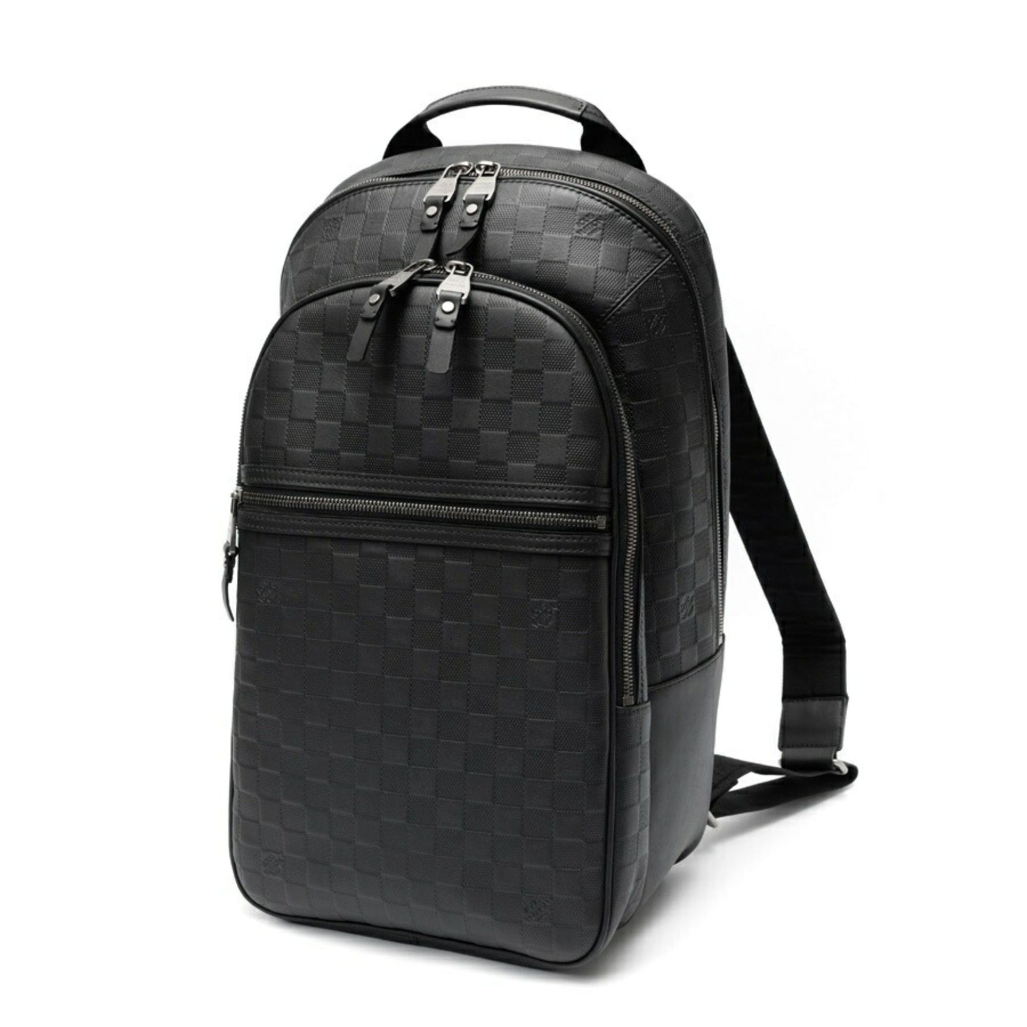 Louis Vuitton Louis Vuitton Michael Backpack N41330, Damier Infini Leather, Black Size ONE SIZE - 1 Thumbnail