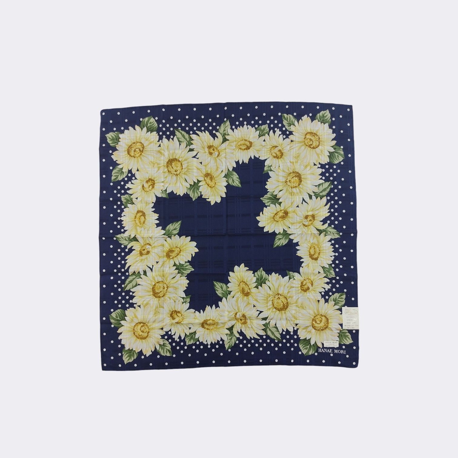 Hanae Mori Vintage Hanae Mori Handkerchief Neckerchief Bandana H120E Size ONE SIZE - 2 Thumbnail