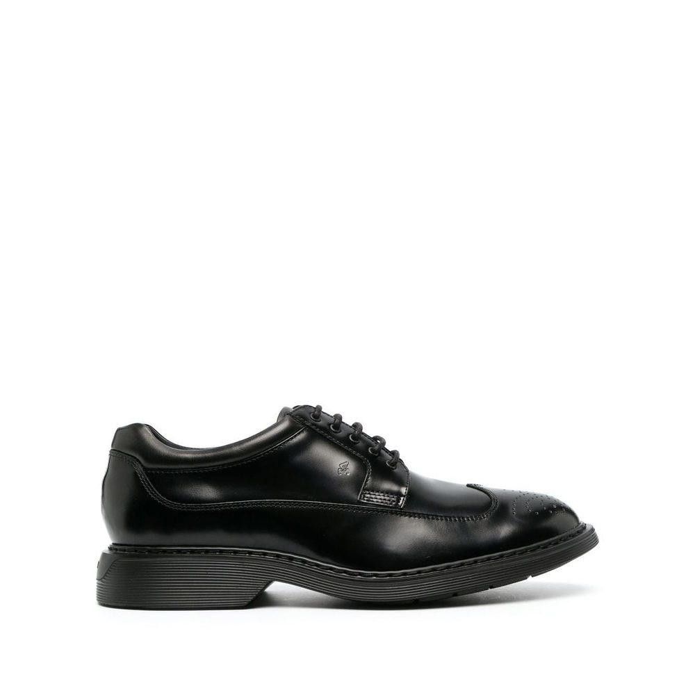 HOGAN BLACK OXFORDS SIZE 7.5