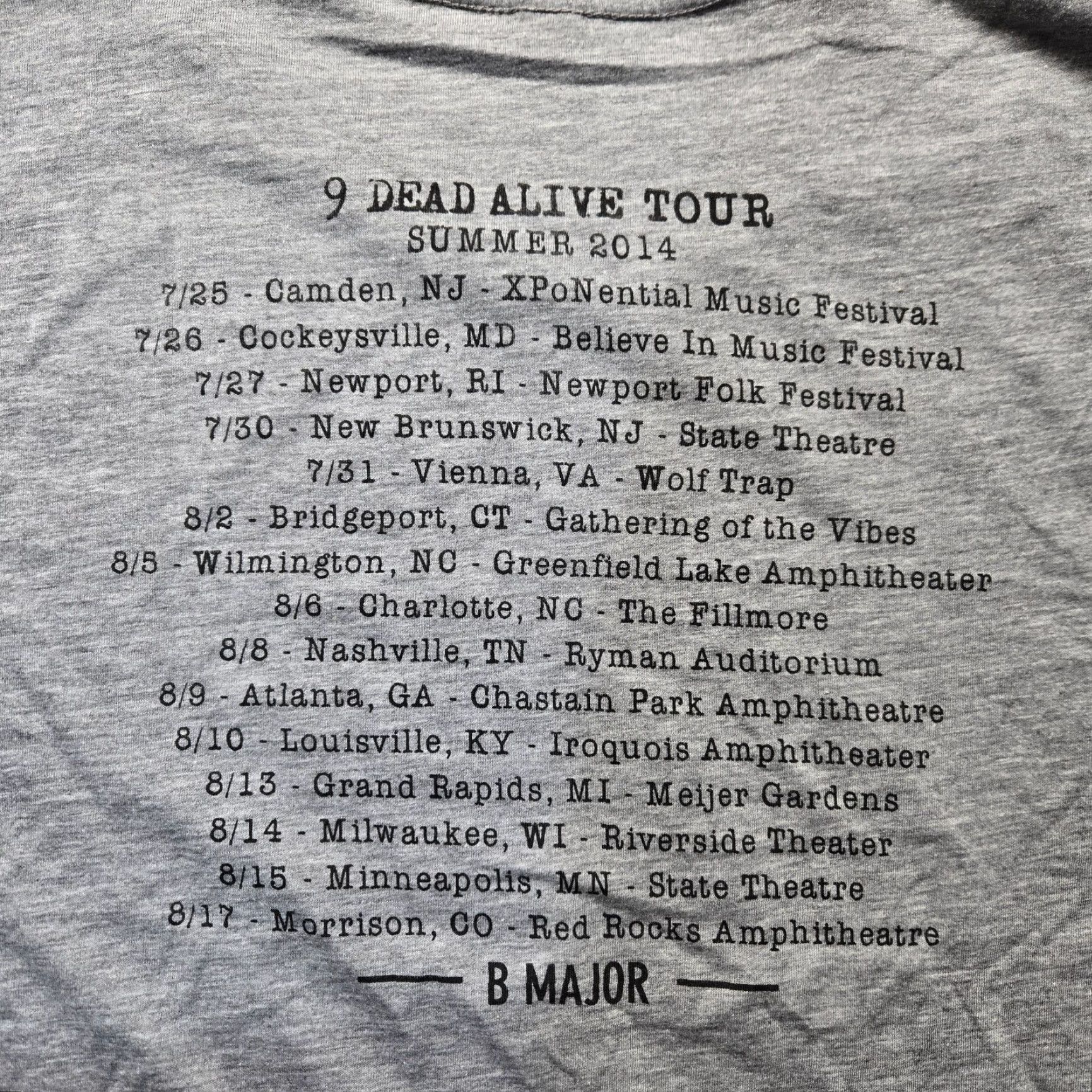 Vintage RODRIGO Y GABRIELA Concert Shirt 9 Dead Alive Tour US Gray Adult XL T-Shirt Size US XL / EU 56 / 4 - 8 Thumbnail