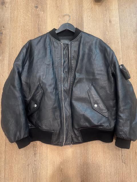 Prada Prada nappa leather bomber jacket Size S / US 4 / IT 40 - 2 Thumbnail
