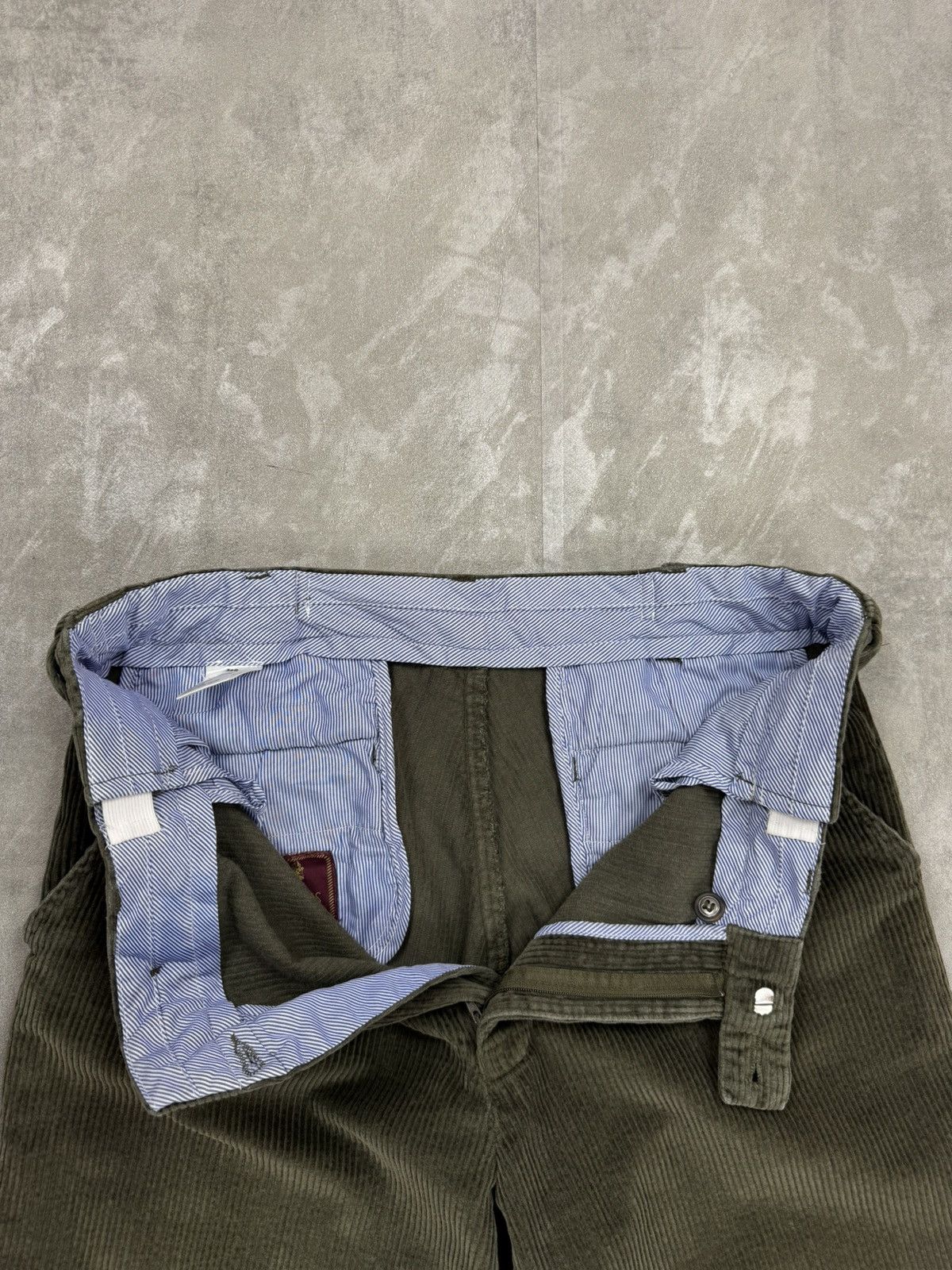 Other Skopes Khaki Corduroy pants flat front Mens velvet trousers Size US 36 / EU 52 - 7 Thumbnail
