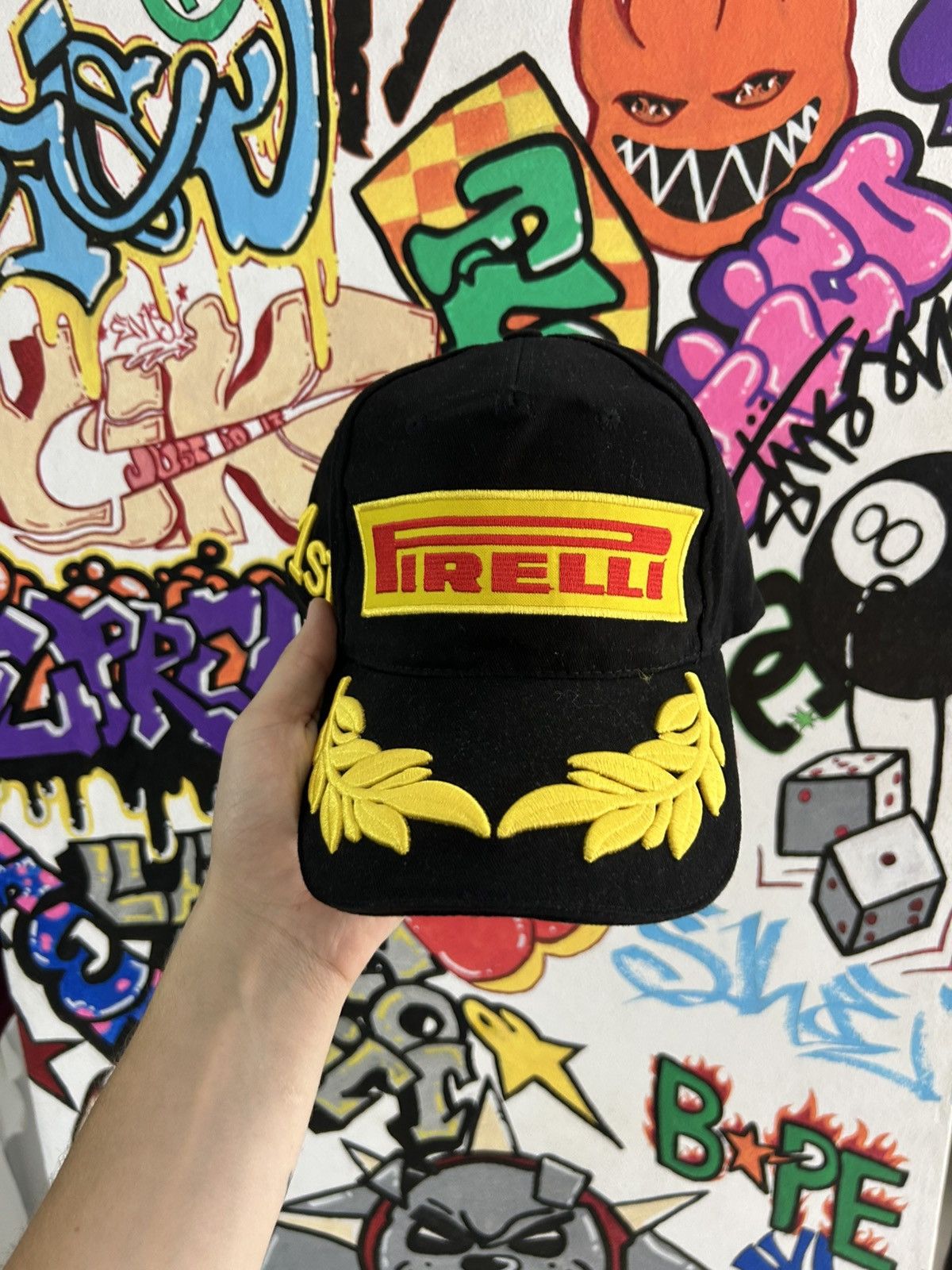 Pirelli Brand New Pirelli Hat Size ONE SIZE - 1 Thumbnail