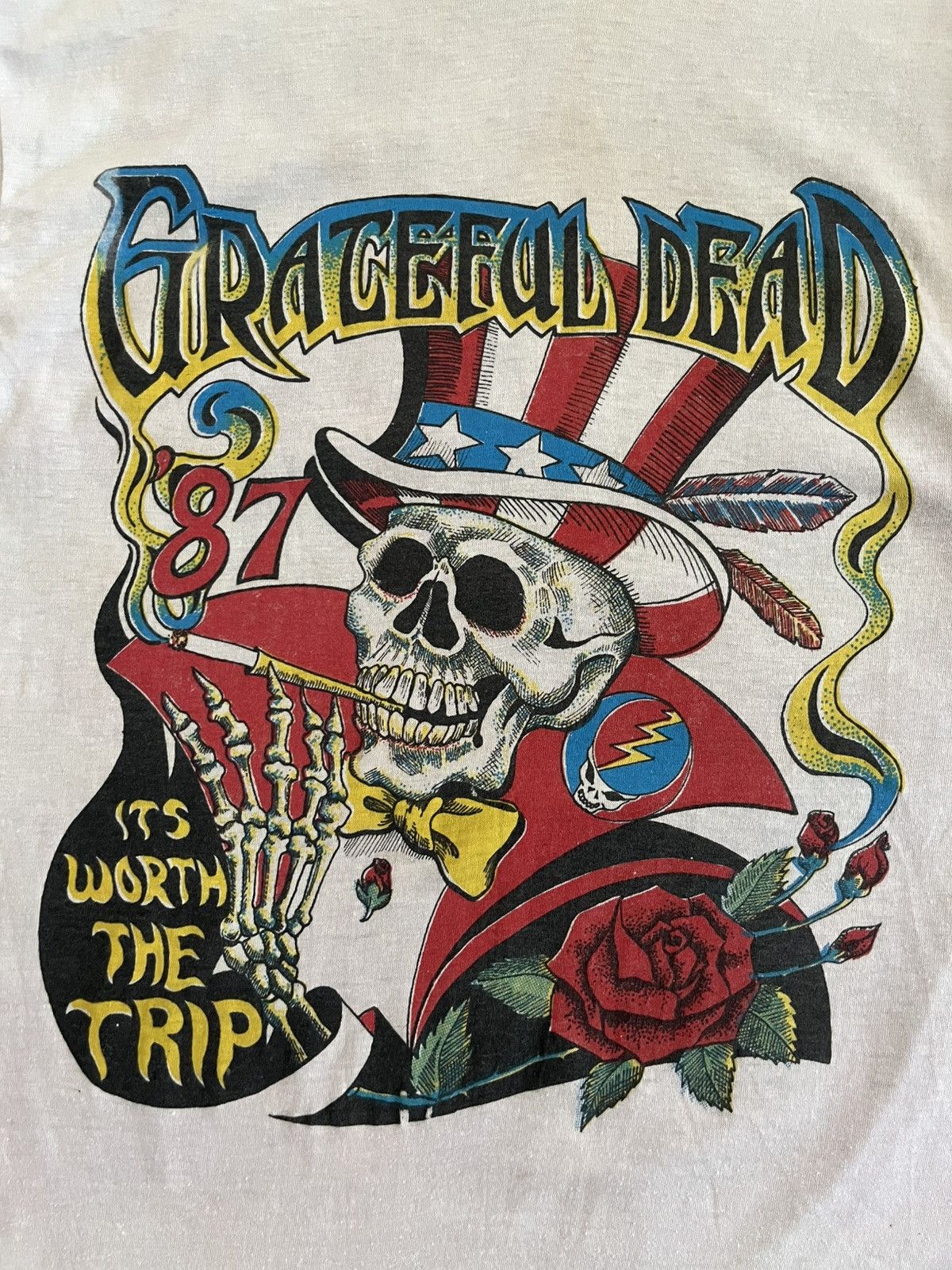 Grateful Dead 1987 Grateful Dead “It’s Worth the Trip” Tour Tee Size US S / EU 44-46 / 1 - 4 Thumbnail