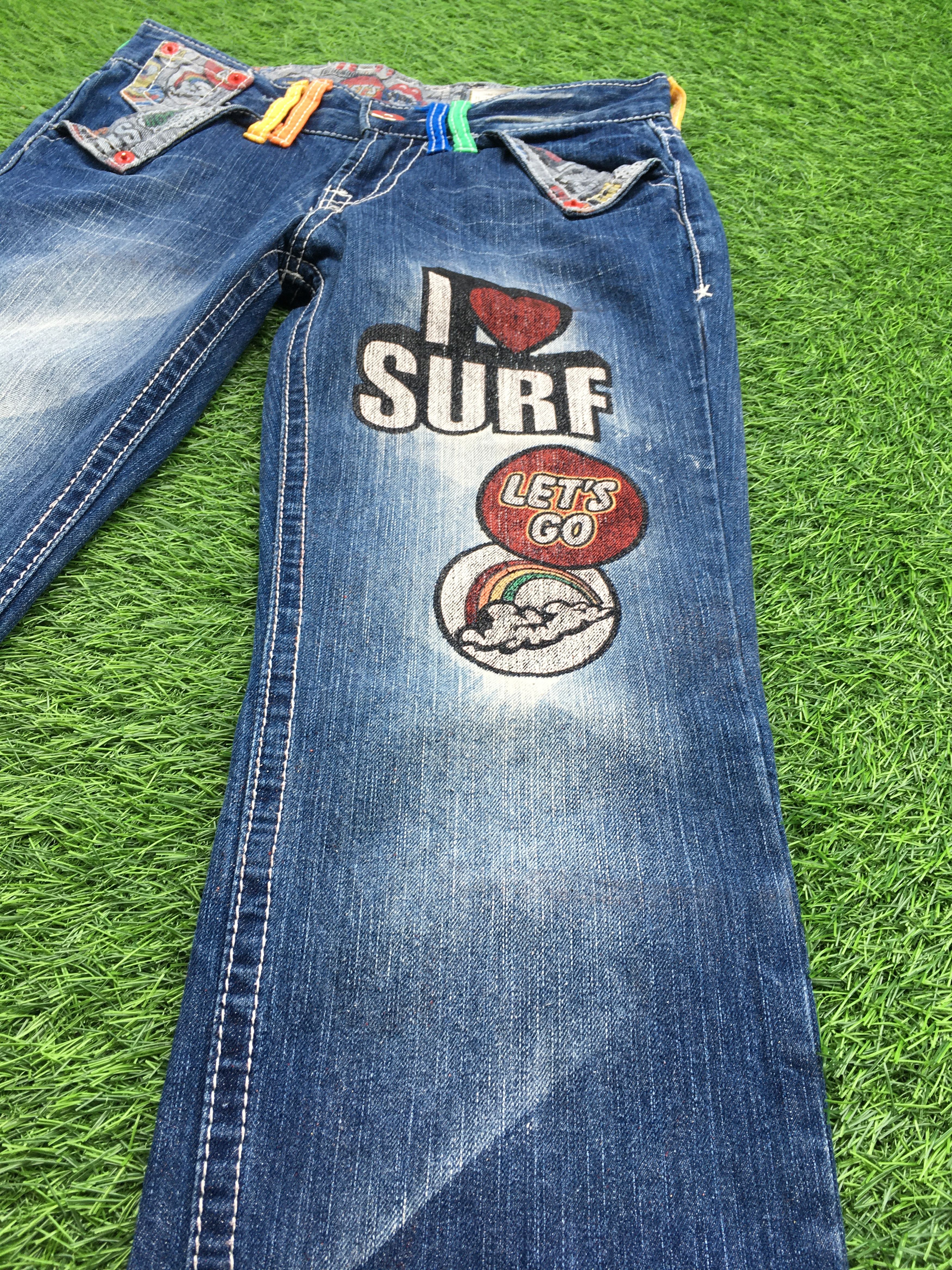 Japanese Brand Japanese Spell Out grunge printed graphics jean D-1215 Size US 27 - 5 Thumbnail