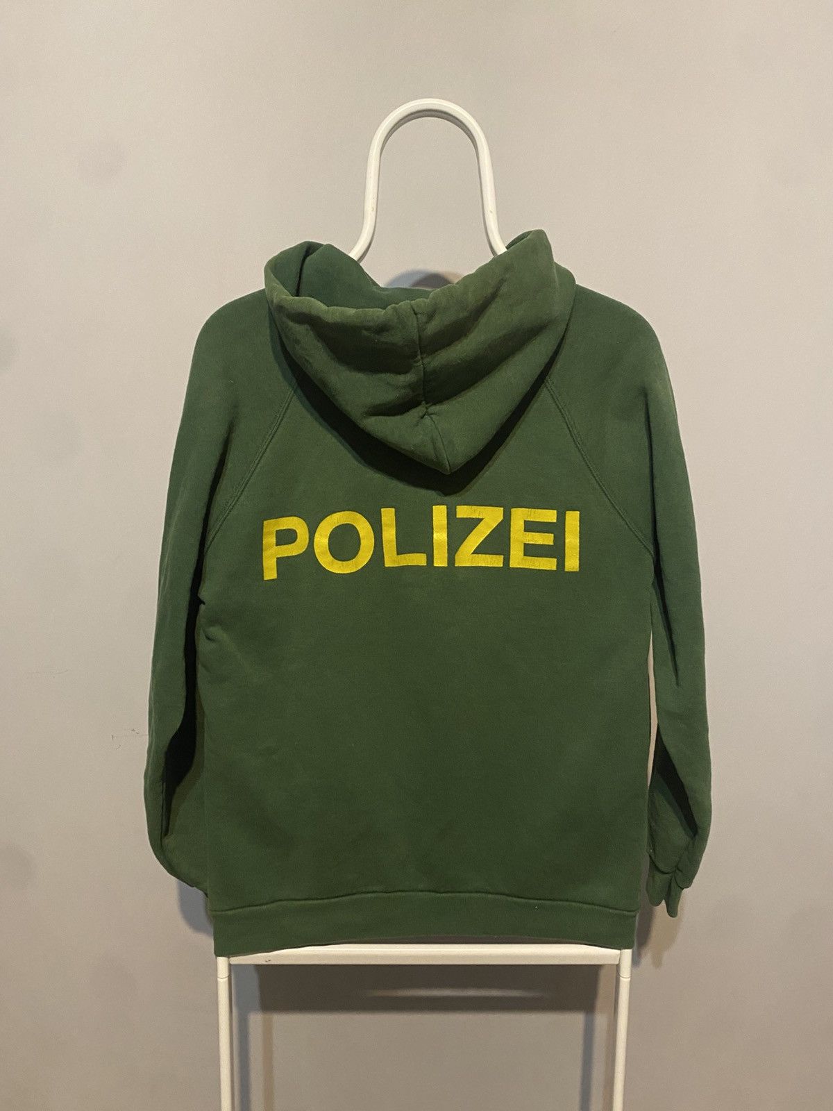Japanese Brand POLIZEI BERLIN washed boxy hoodie vetments style rare 90s Size US M / EU 48-50 / 2 - 1 Thumbnail