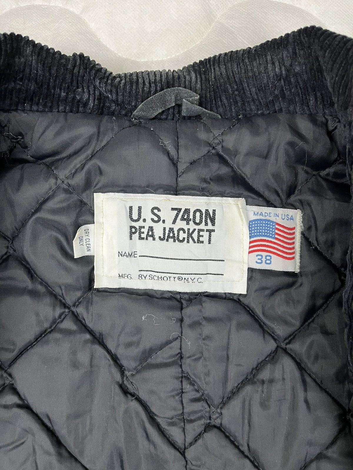 Schott Schott Corduroy U.S. 740N Pea Jacket Size US L / EU 52-54 / 3 - 8 Thumbnail