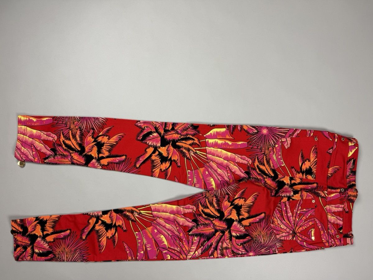 Versace Versace H&M Ladies Floral Pattern Ankle Zip Jeans Pants Size 28" / US 6 / IT 42 - 20 Thumbnail