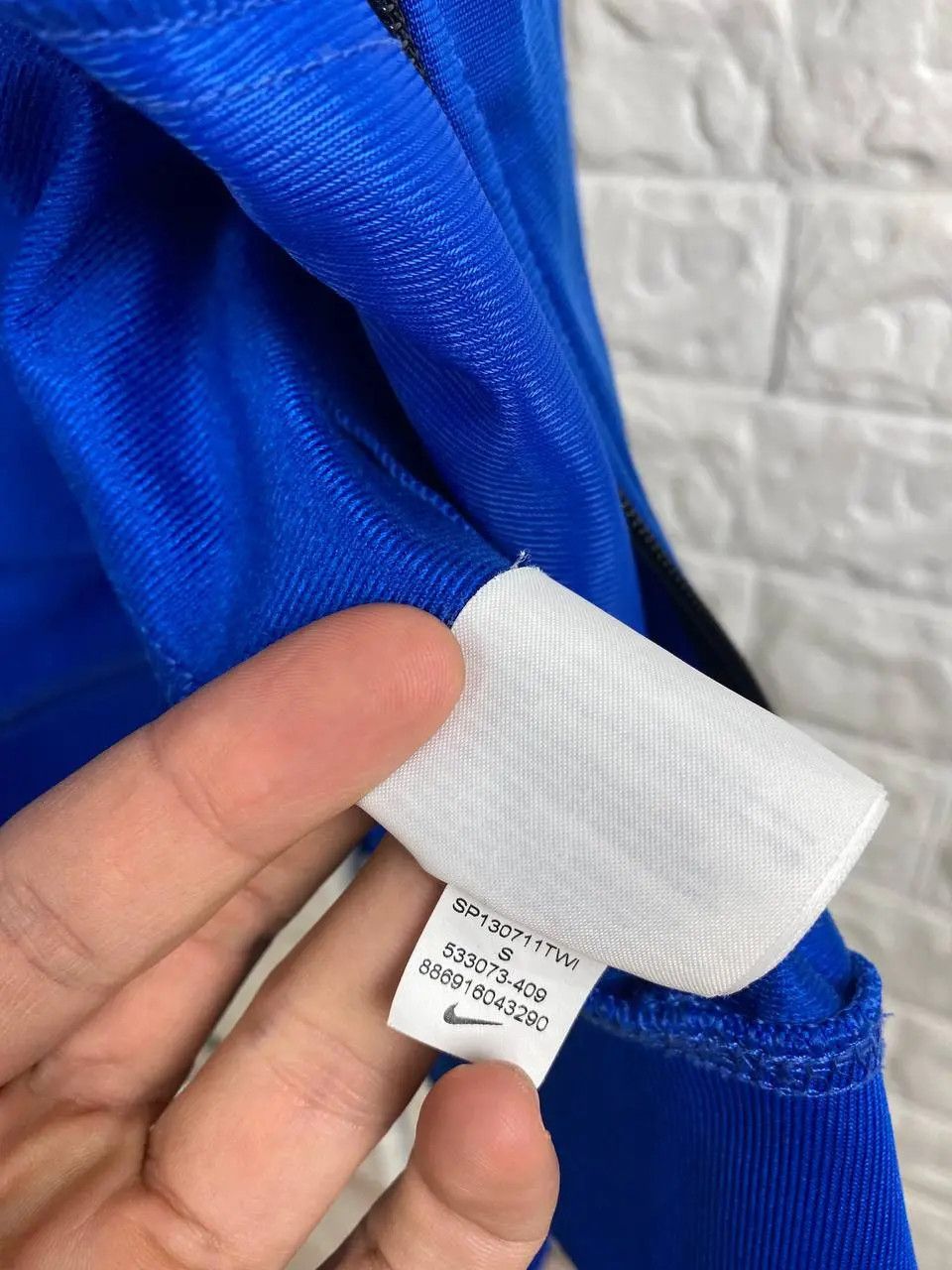 Nike × Vintage Nike Track Jacket Size S Navy Blue Size US S / EU 44-46 / 1 - 8 Thumbnail