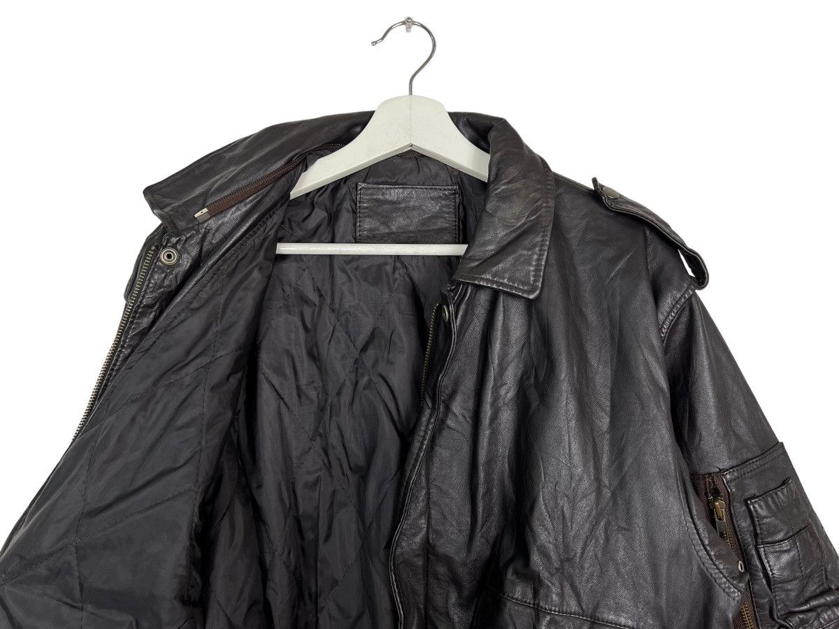 Japanese Brand 🔥 VINTAGE 60s COWHIDE AVIATOR LEATHER JACKET Size US M / EU 48-50 / 2 - 10 Thumbnail