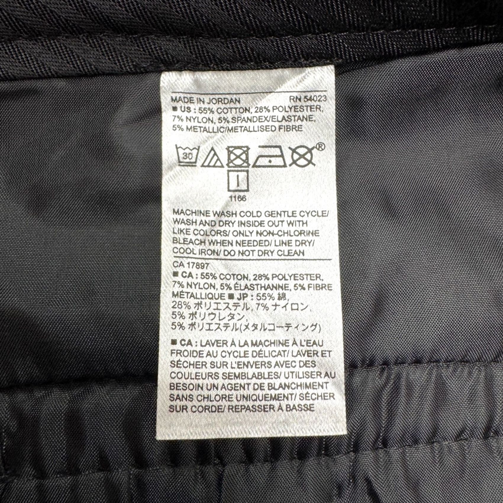Banana Republic Banana Republic Sloan Slim Ankle Dress Pants Womens 14 Brown Textured Cotton Blend Flat Front Zip Hook & Eye N/A 10s? Size 36" / US 14 / IT 50 - 7 Thumbnail