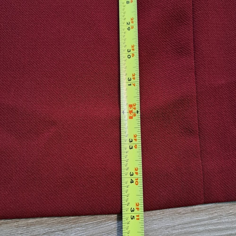 Other Muse Casual Sheath Solid Dress Size 12 Burgundy Size XL / US 12-14 / IT 48-50 - 8 Thumbnail
