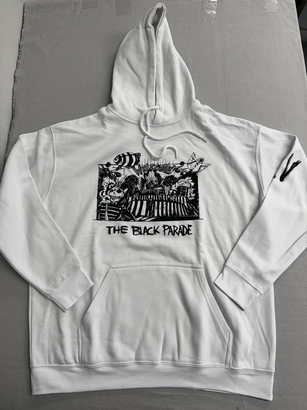 My Chemical Romance Hoodie The Black Parade Pull Over White