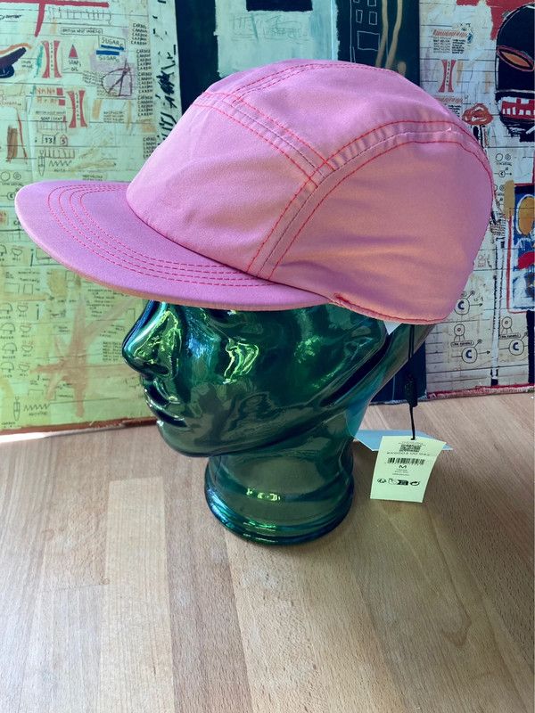 Lacoste cap hat casquette pink medium Velcro new panel Size ONE SIZE - 3 Thumbnail