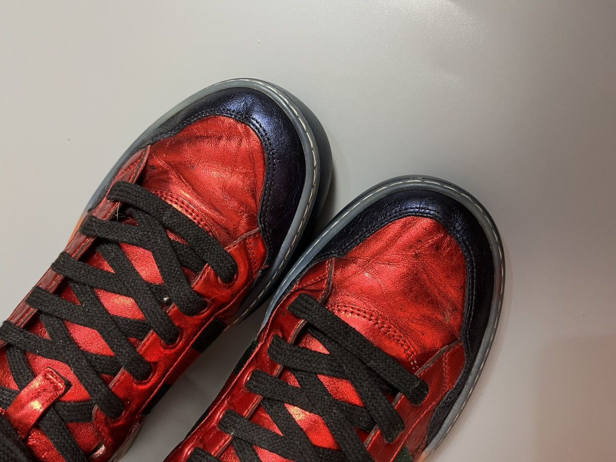 Gucci Gucci metallic web high top sneaker Size US 7 / EU 40 - 5 Thumbnail