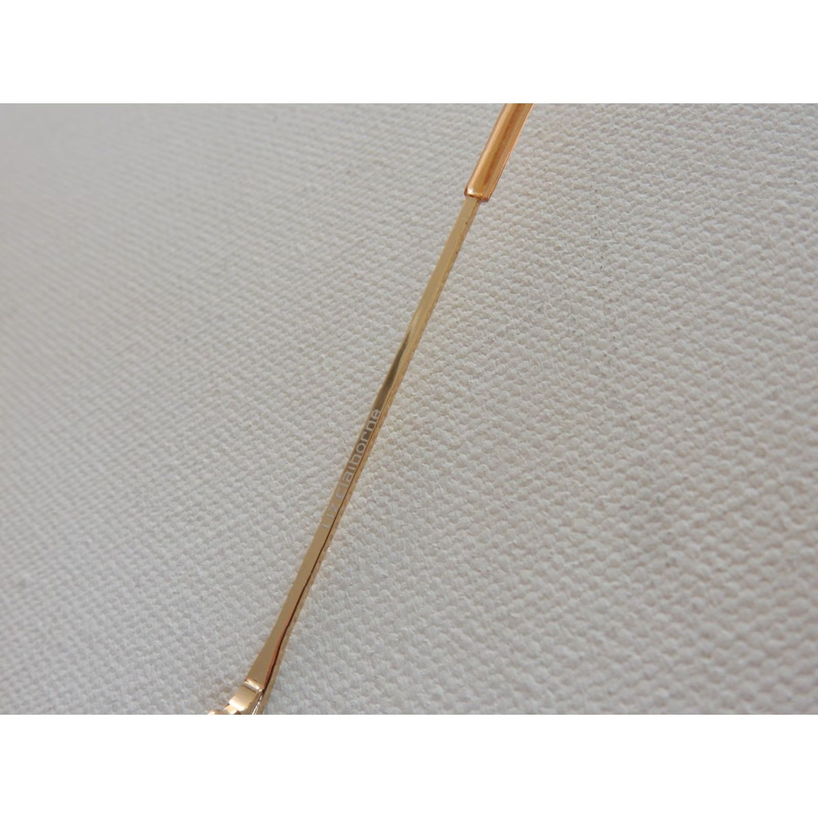 Liz Claiborne VINTAGE Liz Claiborne Sunglasses Women Rimless Gold Small Crystals Size ONE SIZE - 5 Thumbnail