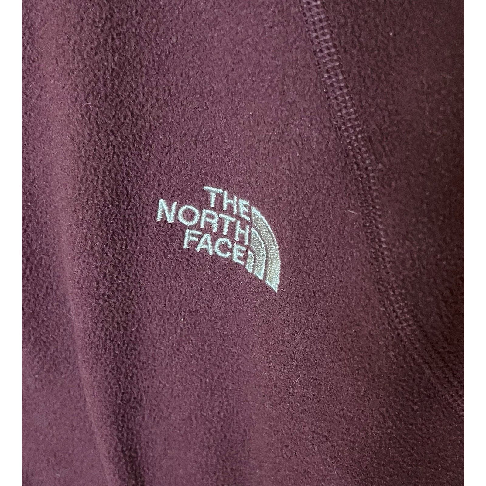 The North Face The North Face Mens Large Maroon Gray 1/4 Zip Up Pullover Size US XL / EU 56 / 4 - 2 Thumbnail