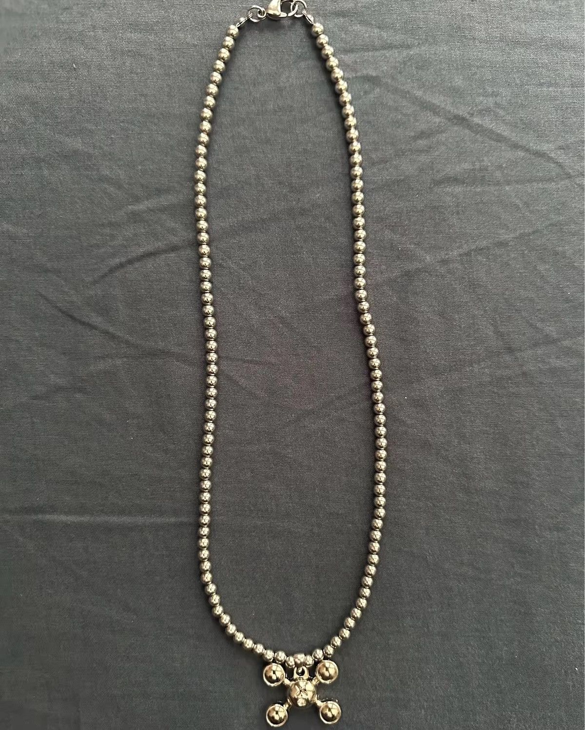 Jewelry Round Bead Chain Quadangle Ball Pendant Size ONE SIZE - 9 Thumbnail