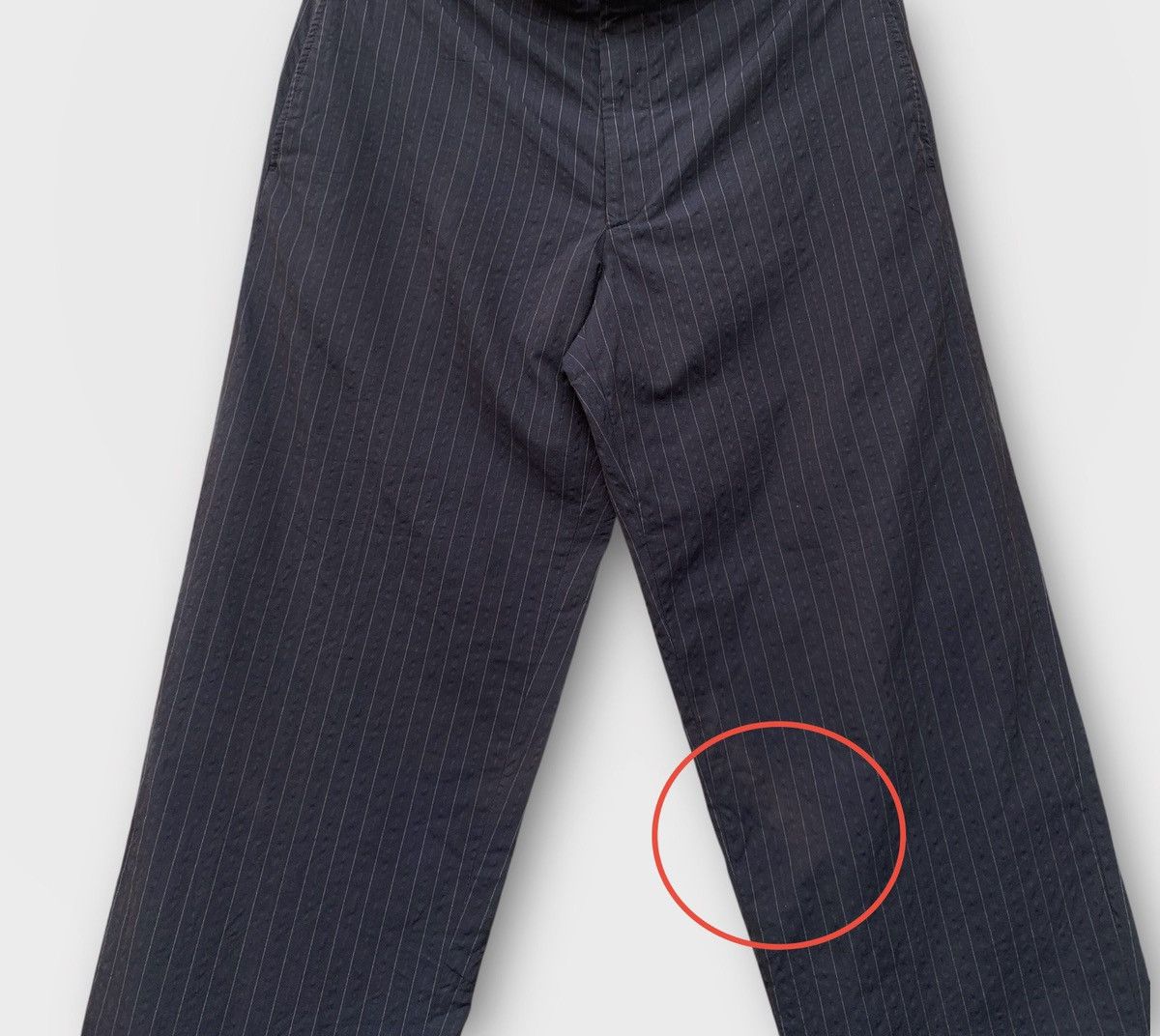 Hermes Vintage Hermes Paris Classic Straight Trousers Stripe Pant Size US 32 / EU 48 - 5 Thumbnail