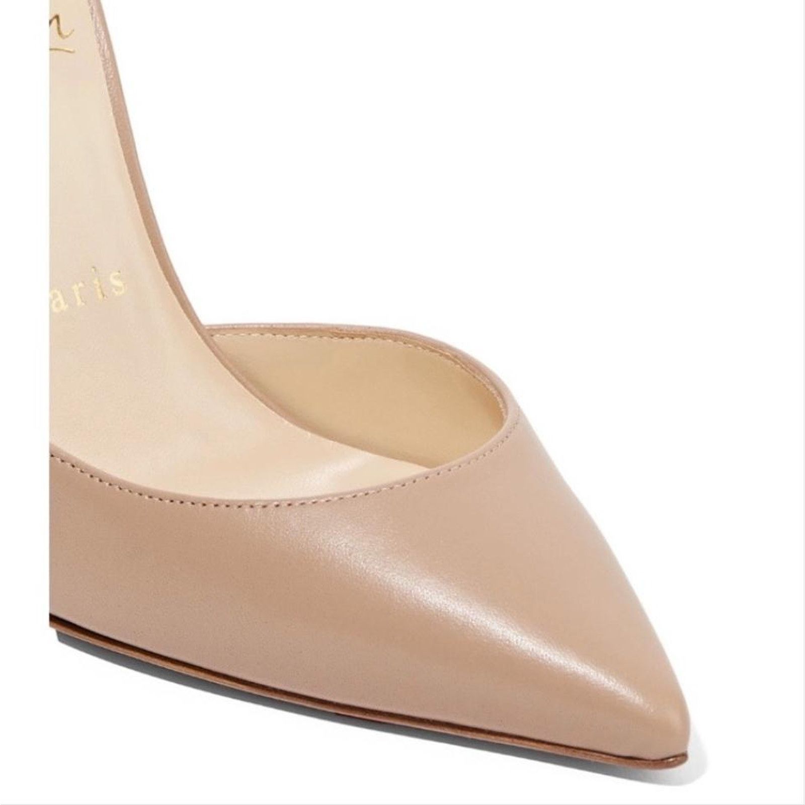 Christian Louboutin Iriza 100 leather pumps heels 39.5 Size US 9.5 / IT 39.5 - 4 Thumbnail
