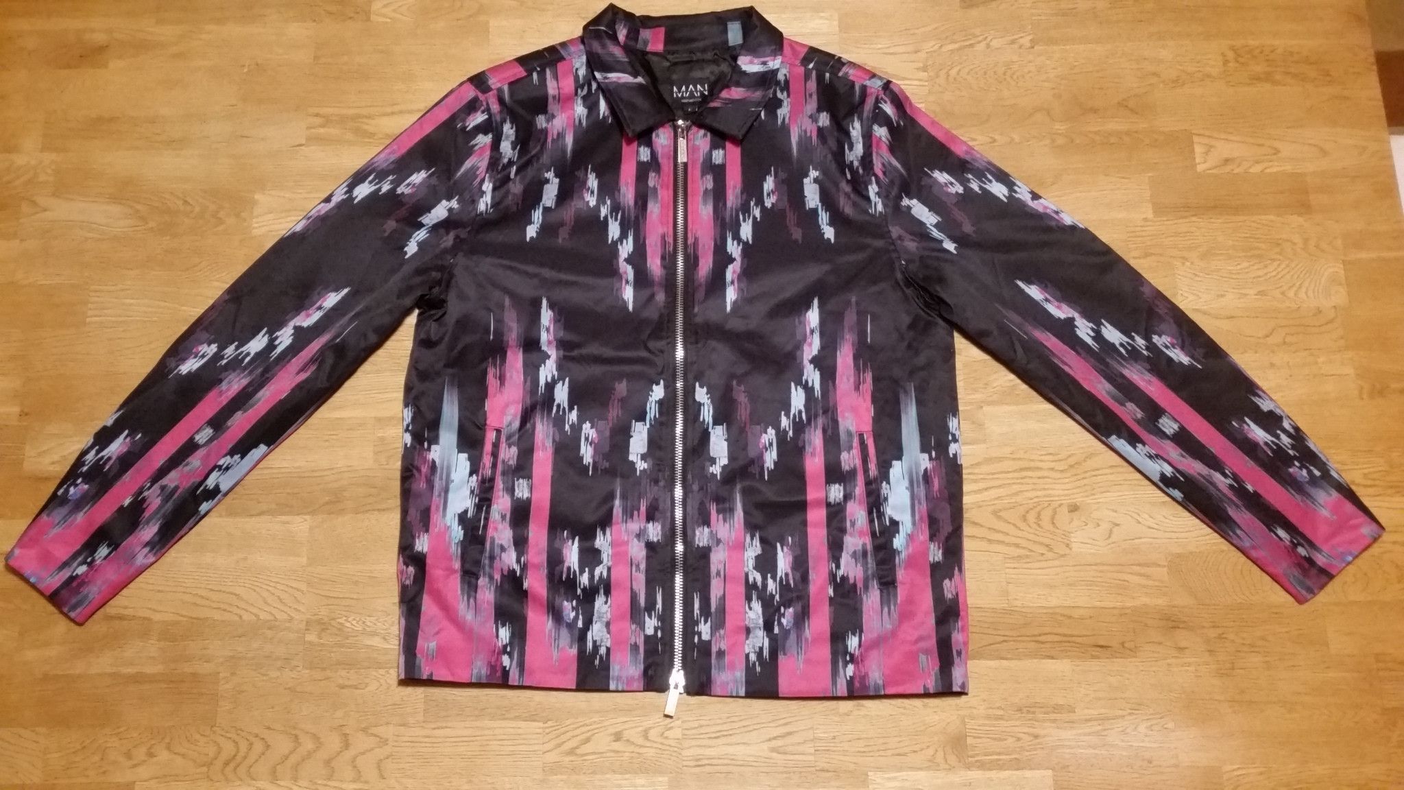 Japanese Brand Neon printed L/XL streetwear Archive jacket boxy hype 90s Size US L / EU 52-54 / 3 - 2 Thumbnail