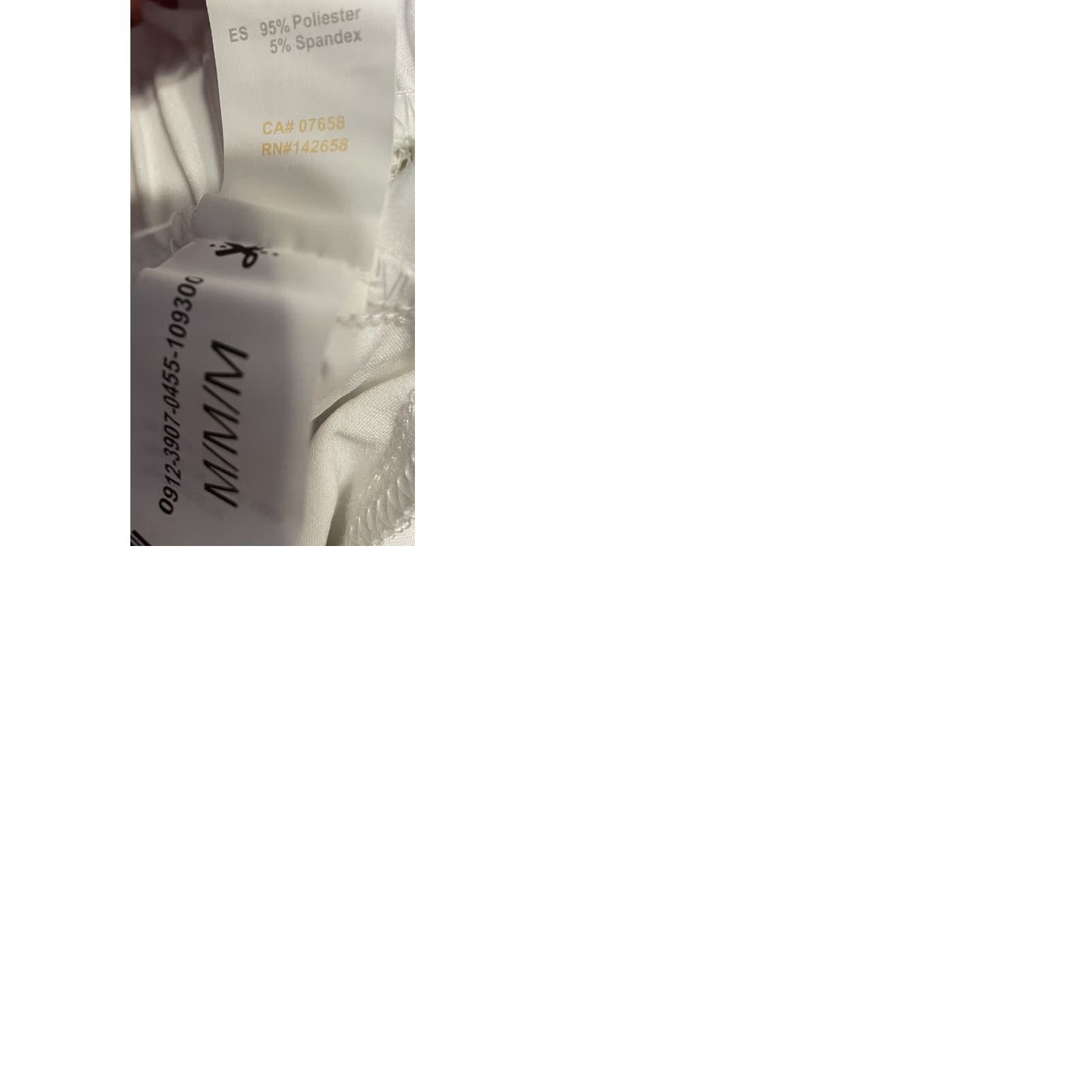 Vintage Revamped Women White Pants Size M NWT RN #142658 Inseam 27” With Belt Strap Size 32" / US 10 / IT 46 - 9 Thumbnail