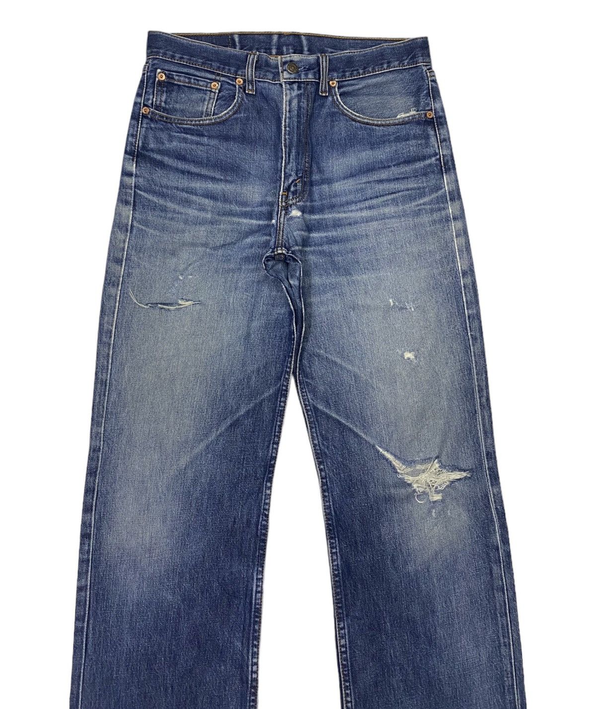 Levi's 🔥VINTAGE LEVIS 508 DISTRESSED DENIM JEANS Size US 33 - 5 Thumbnail