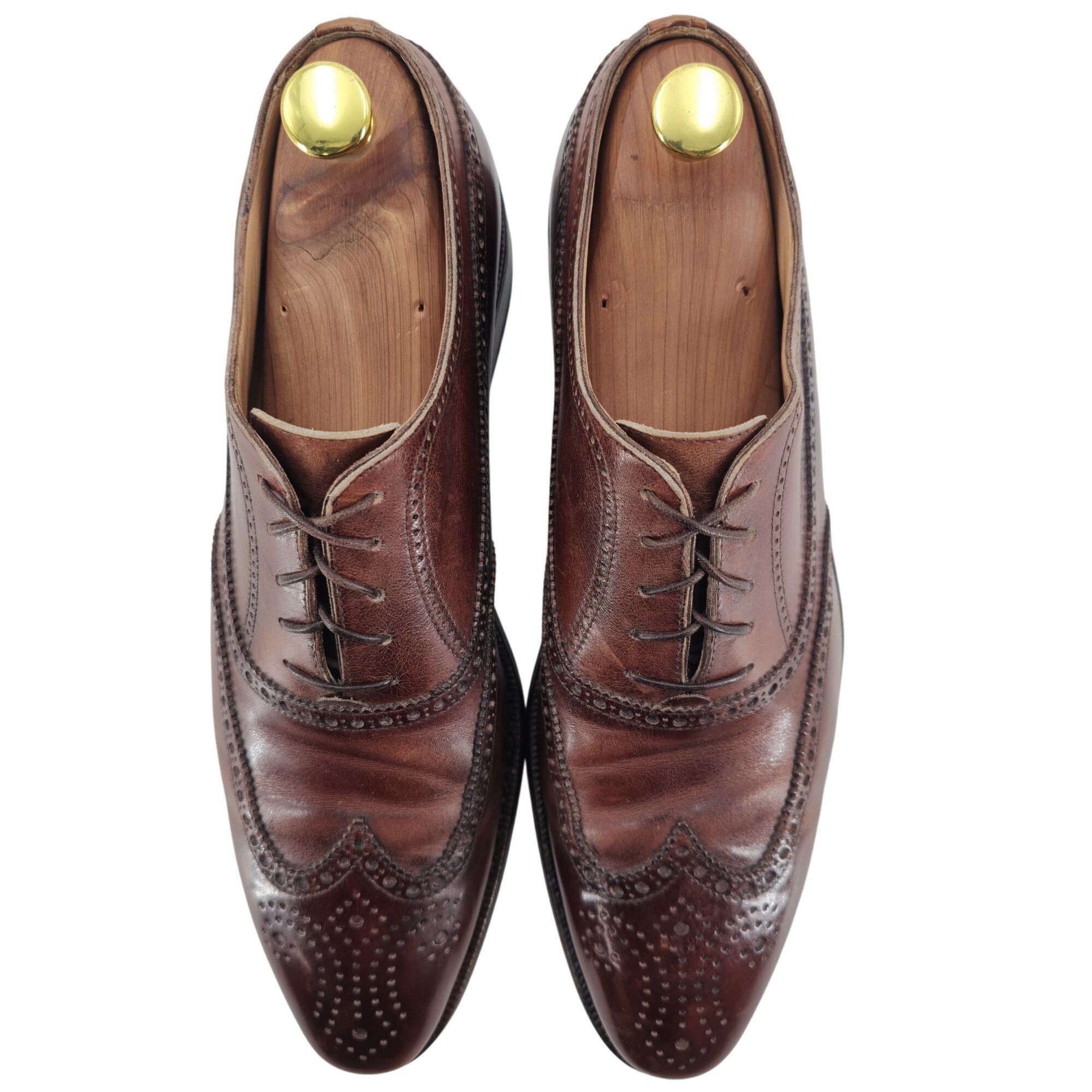 Gravati Gravati Italy Men 8.5 Burnished Brown Leather Dress Shoes Wi Size US 8.5 / EU 41-42 - 2 Thumbnail