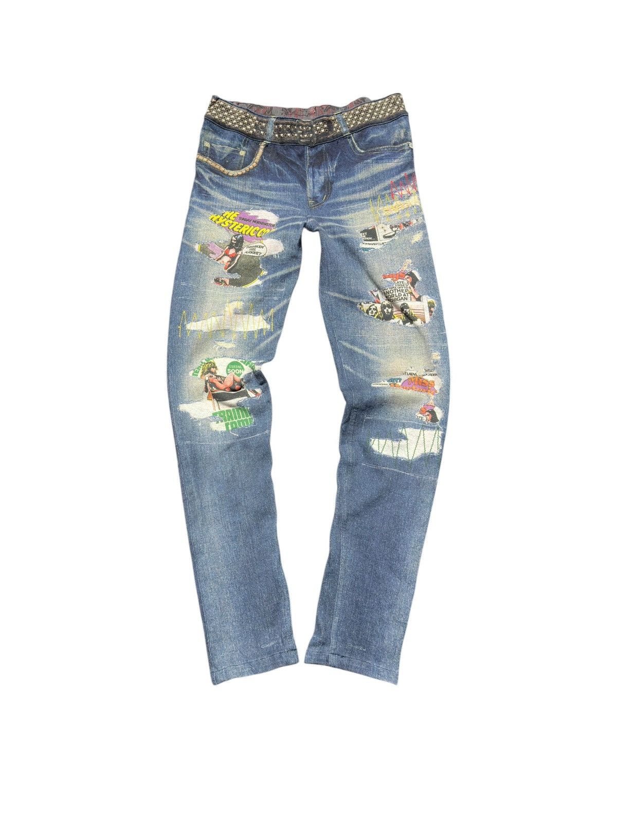 Hysteric Glamour Hysteric Glamour Reversible Leggings Fullprint Size US 30 / EU 46 - 1 Thumbnail