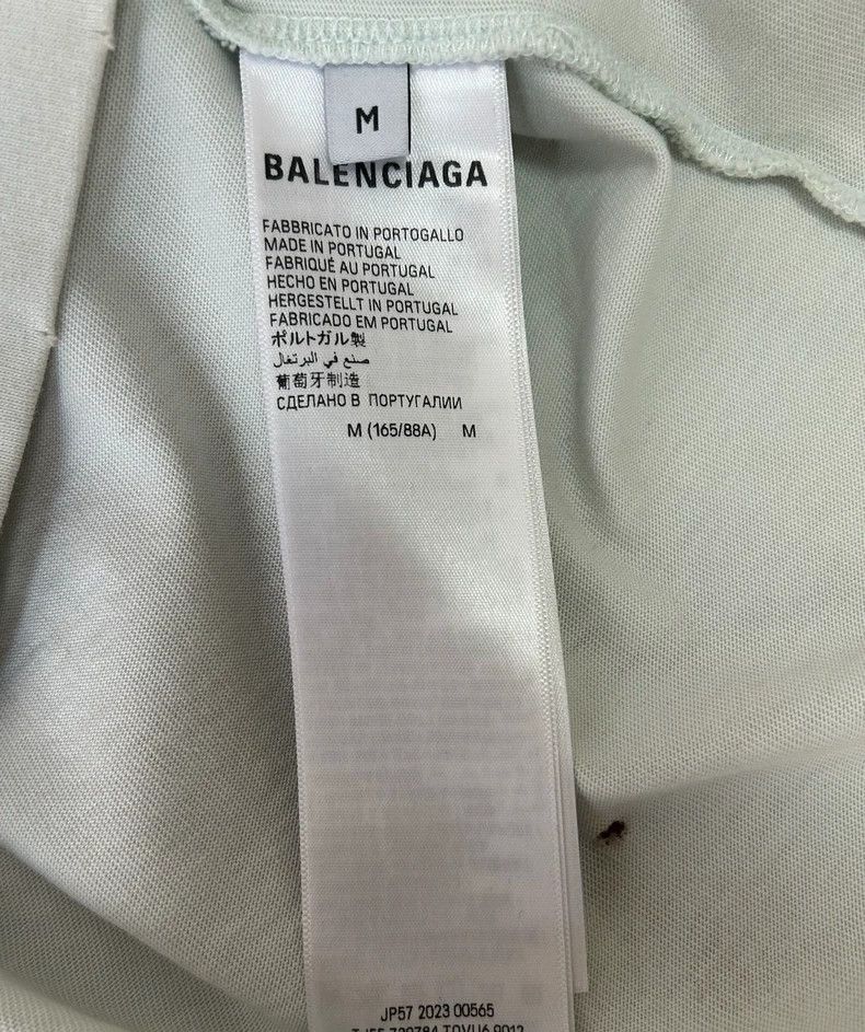 Balenciaga Balenciaga Mud dyed bitcoin to make old short-sleeved T-sh Size US M / EU 48-50 / 2 - 4 Thumbnail