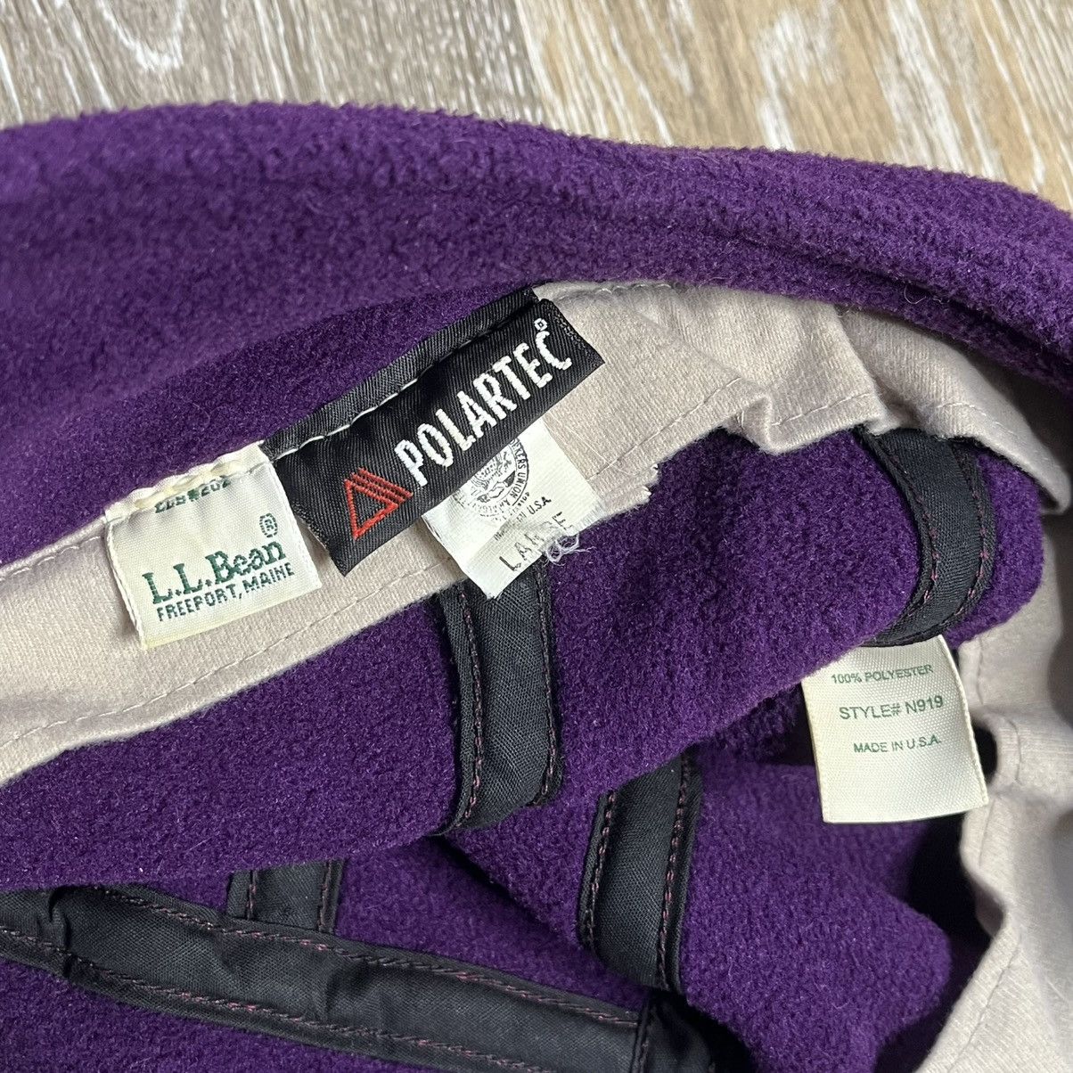L.L. Bean RARE vintage L.L. bean purple polartec fleece winter cap Size ONE SIZE - 4 Thumbnail
