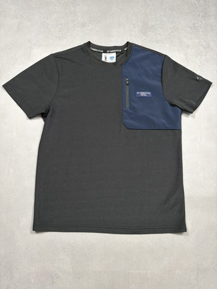 Prada Prada x North Sails 36th America’s Cup Technical Pocket Tee Size US S / EU 44-46 / 1 - 1 Thumbnail