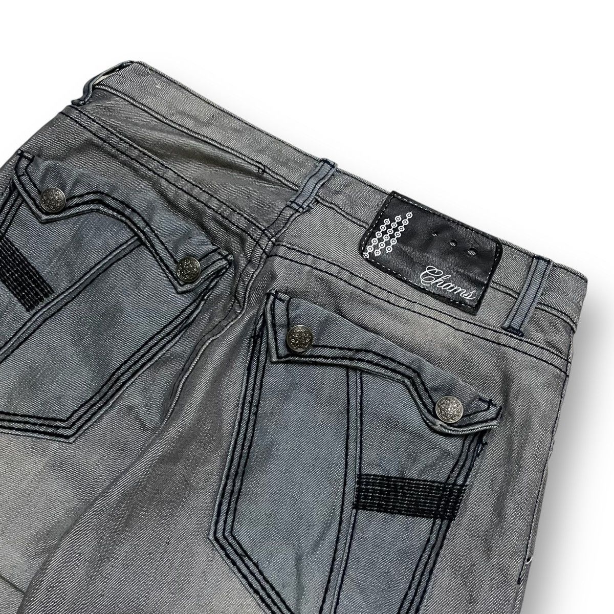Japanese Brand ORIGINAL VINTAGE oo's BAGGY CHAMPS PREMIUM 18 (30×40) Size US 30 / EU 46 - 12 Thumbnail