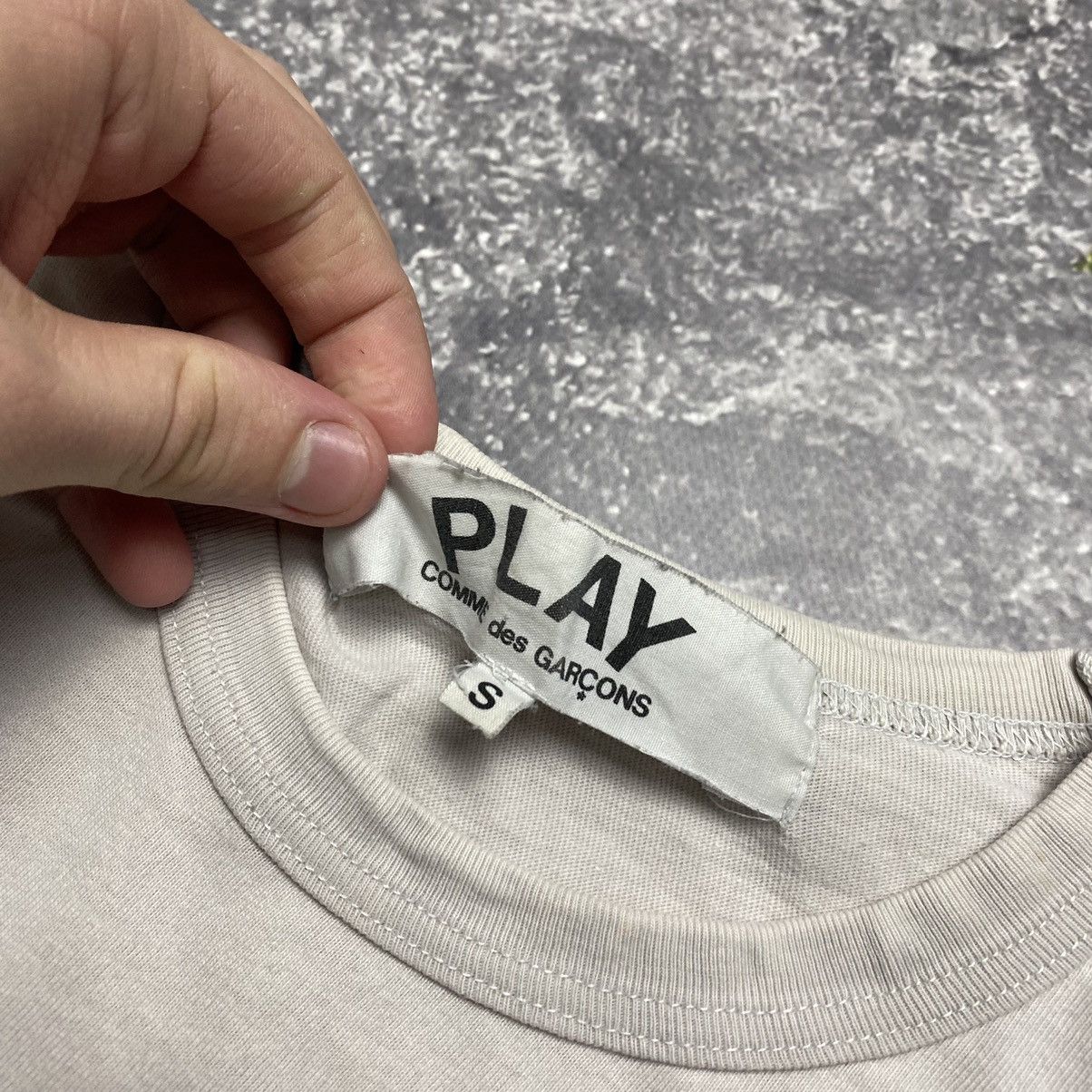 Comme des Garcons Luxury Play Comme Des Garçons small logo y2k designer tee Size S / US 4 / IT 40 - 4 Thumbnail